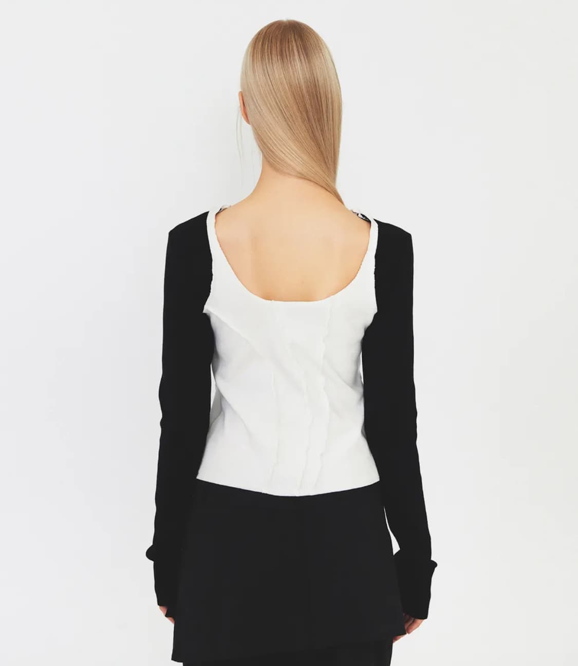 다이애그널 긴팔 티 상품이미지3