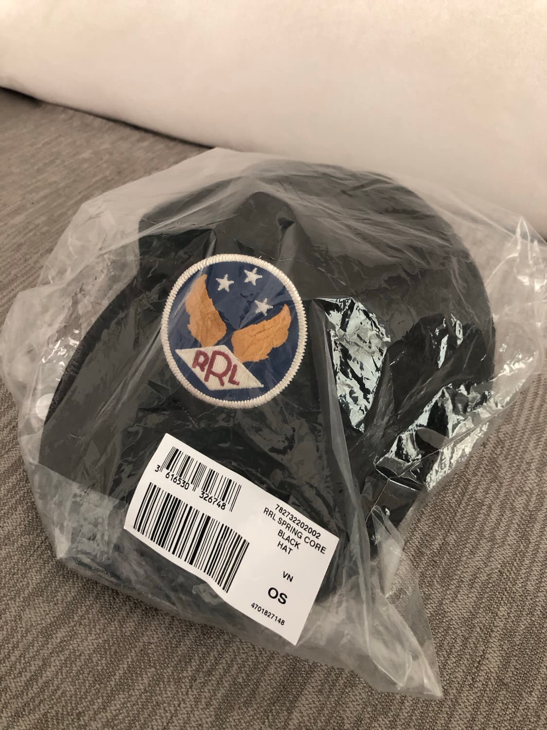 rrl 더블알엘 윙로고 볼캡 모자 상품이미지1