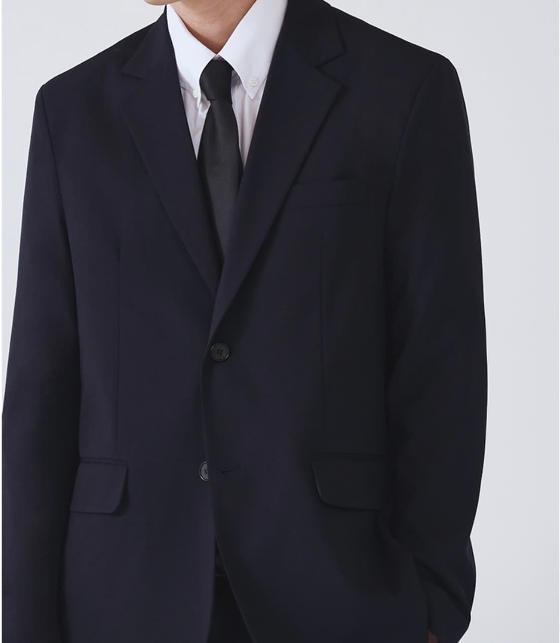 효지 정장 자켓 블레이저 네이비 (2xl) 상품이미지1