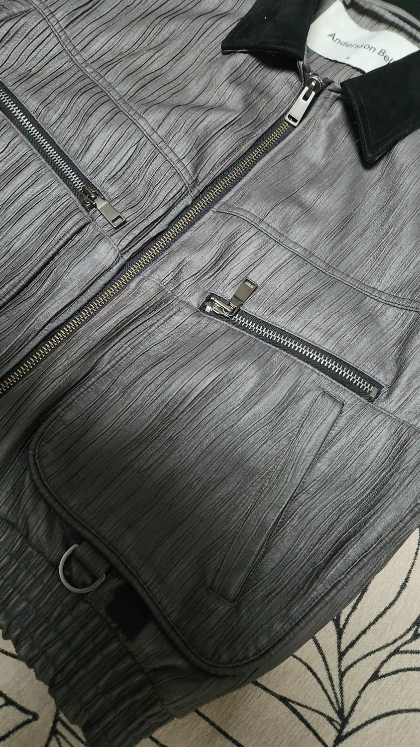 앤더슨벨 오르테가 봄버자켓 그레이 M 상품이미지4