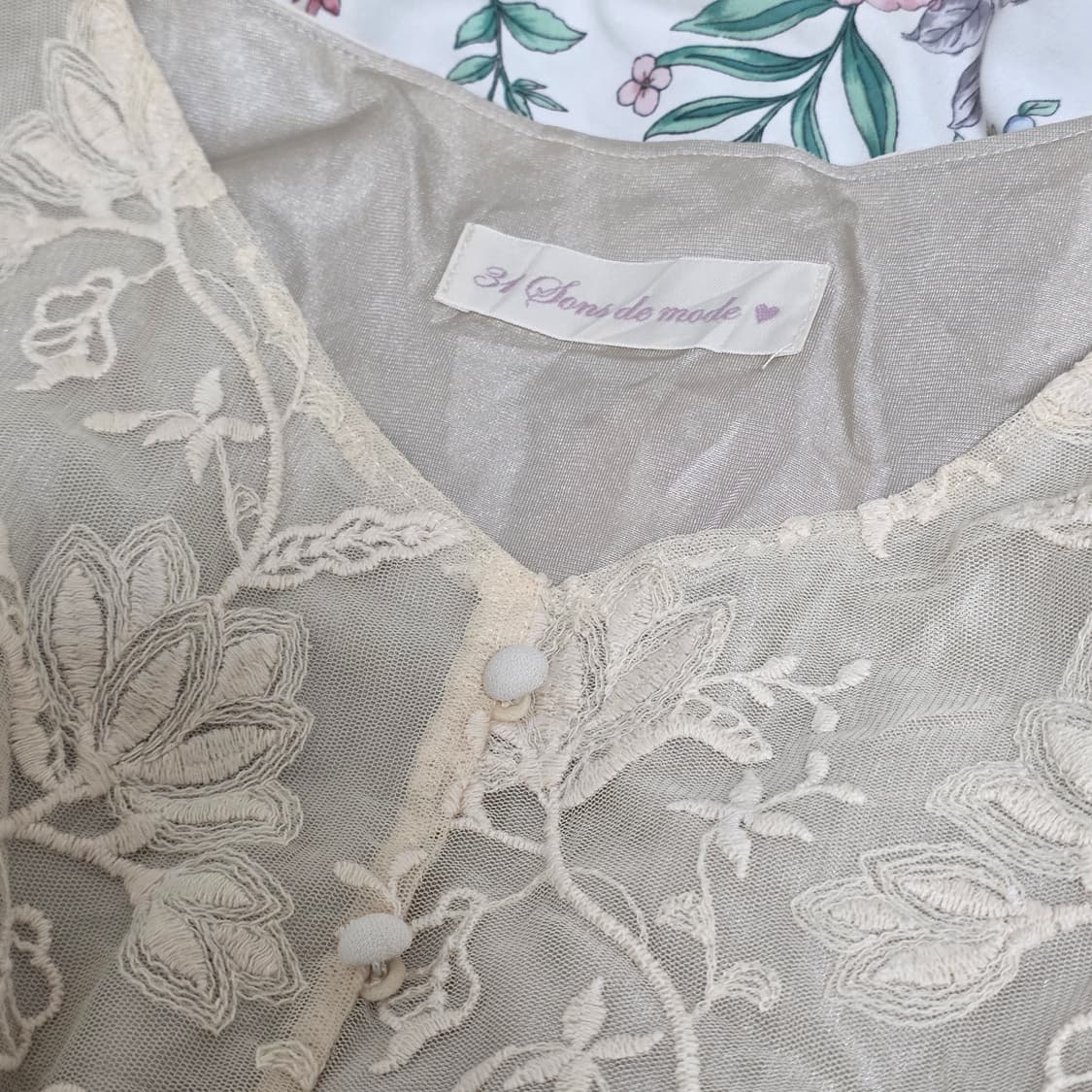 일본빈티지)히메라떼갸루st 앤틱공주 레이스 자수 플로럴 코르셋 롱원피스 상품이미지4