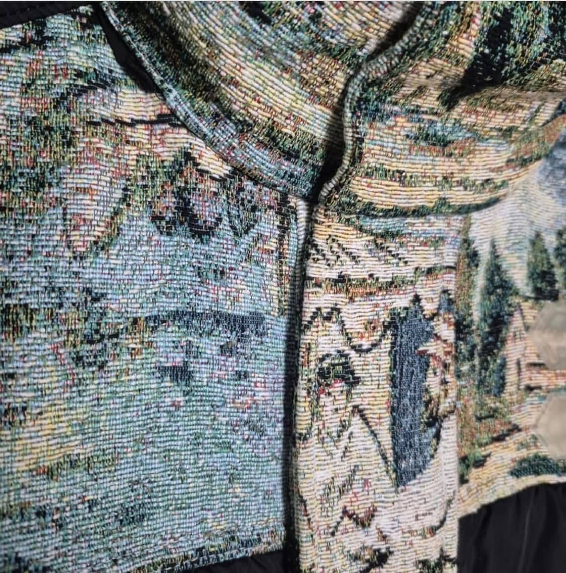 (버질 아블로 착용)오프화이트 마네 명작 자카드 레이크 파카 S 상품이미지5