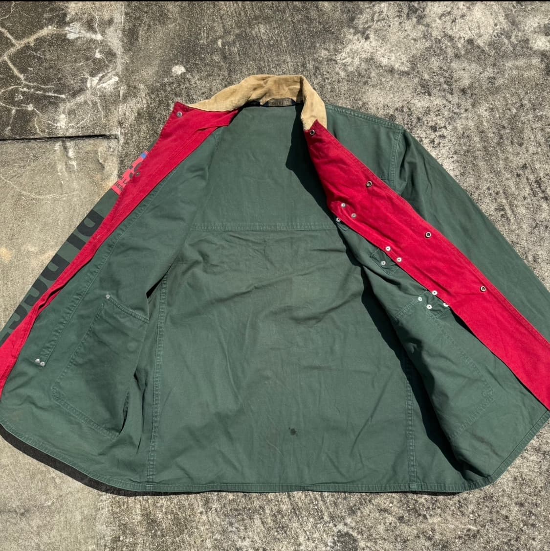 [M] 90s Polo 폴로 Made In USA 파이어맨 자켓 상품이미지3