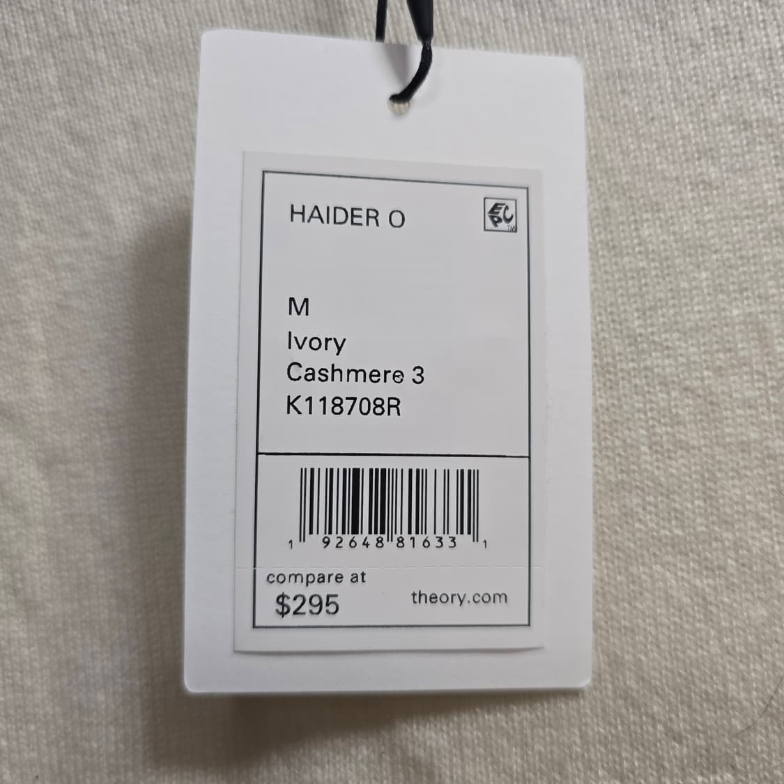 띠어리 헤이더 캐시미어100 니트 M 상품이미지3