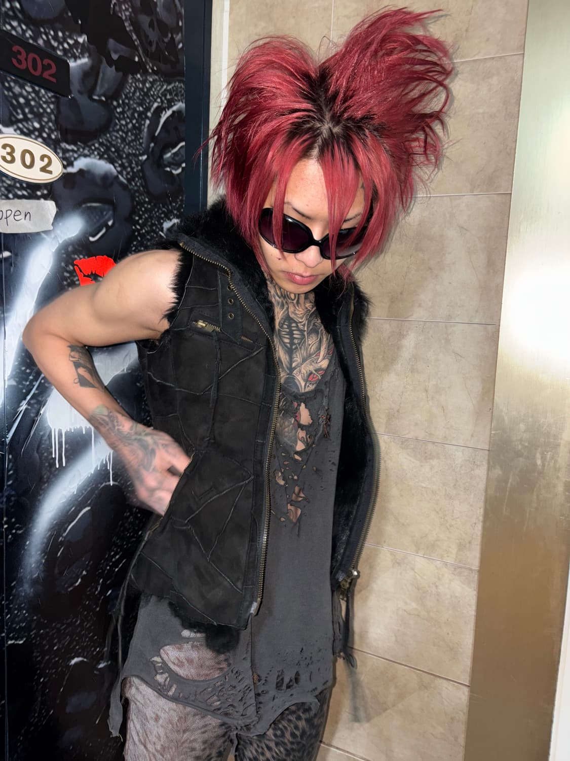 Vkei suede vest 상품이미지3