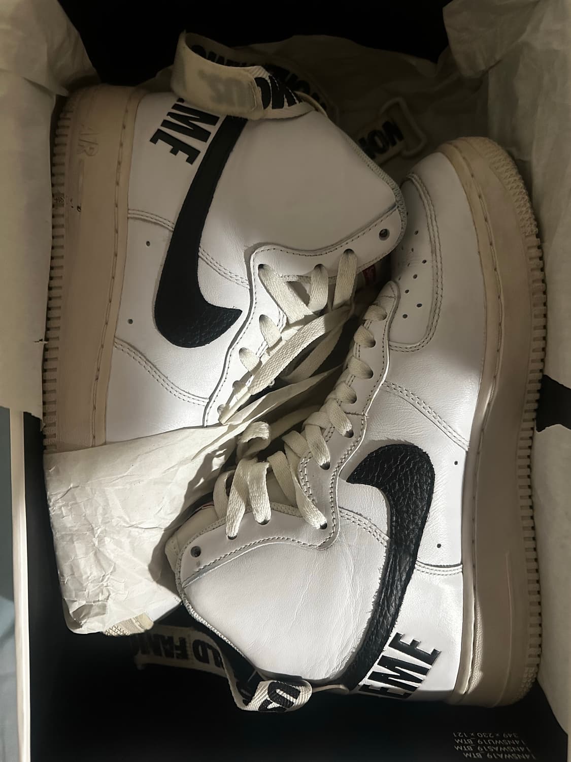 슈프림x나이키 에어포스 하이 265 상품이미지4