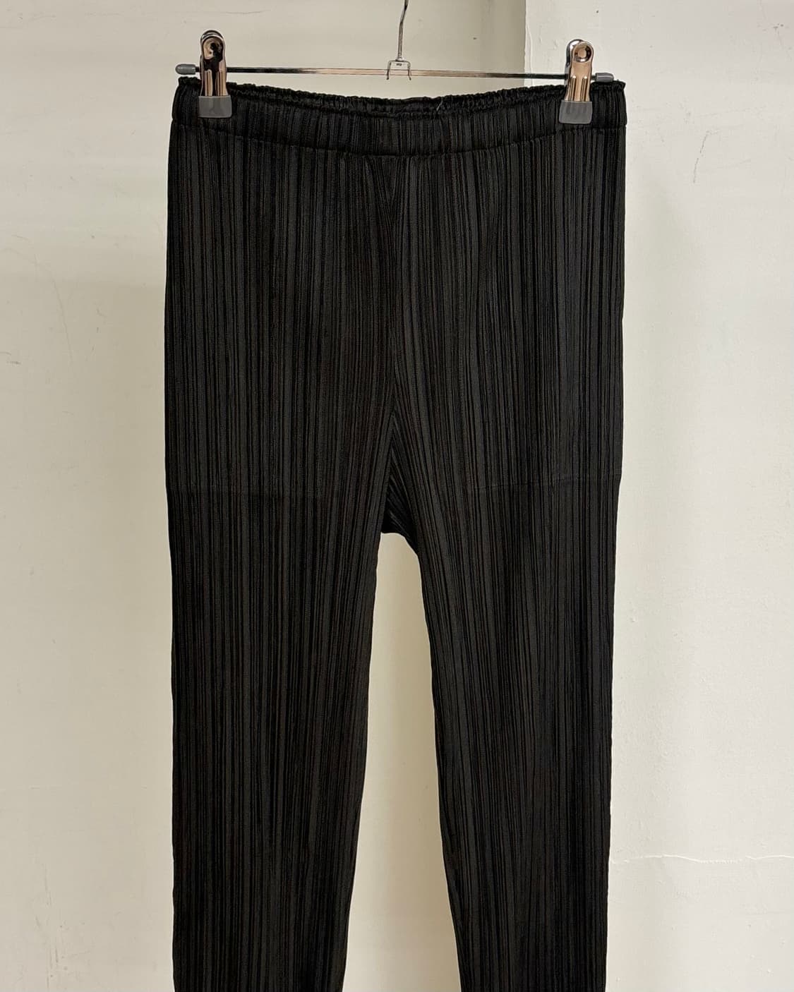 플리츠 플리즈 그레이 밴딩 플리츠 크롭 팬츠  상품이미지2