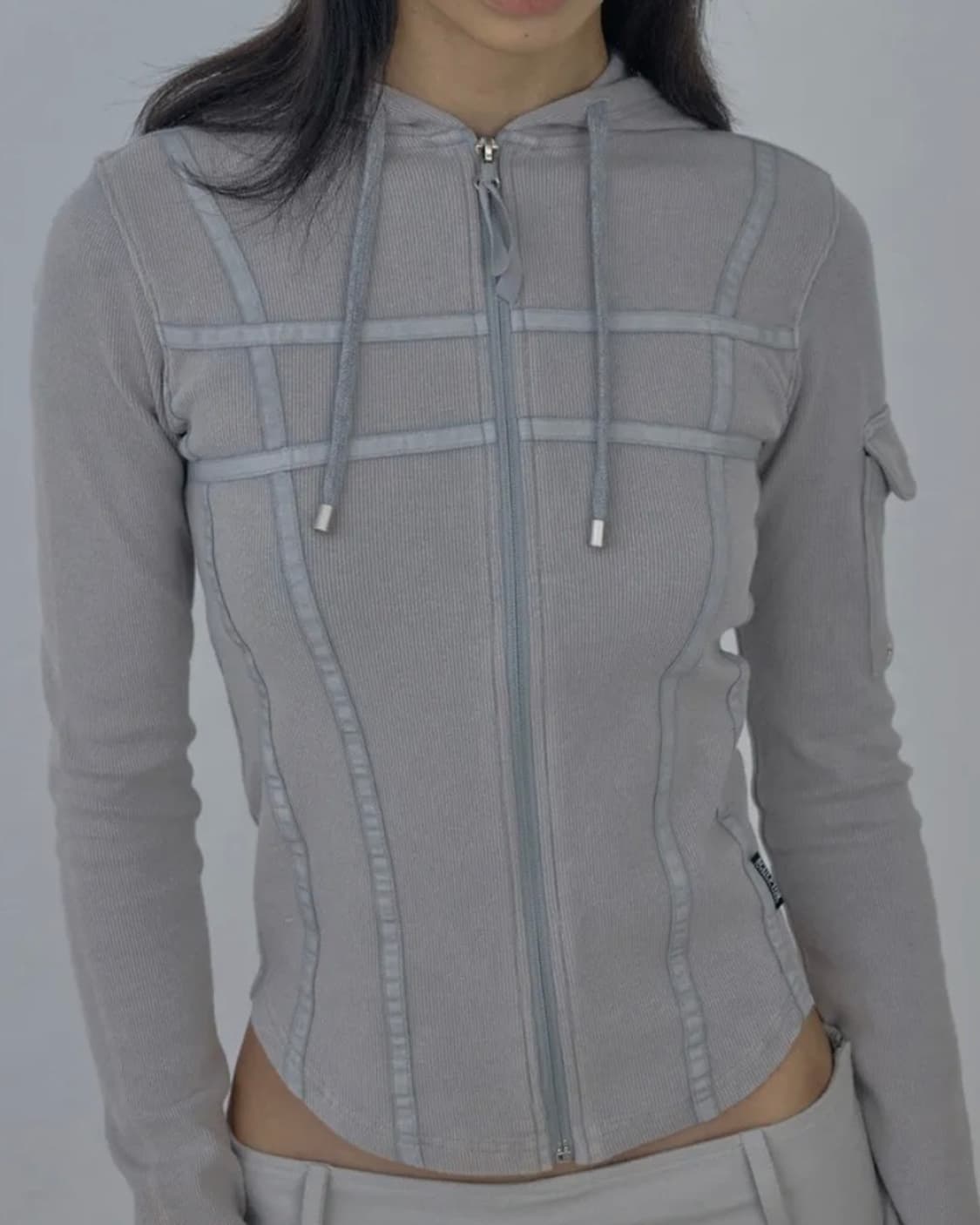 스컬프터 Washed Bondage Hoodie Washed Gray 상품이미지3