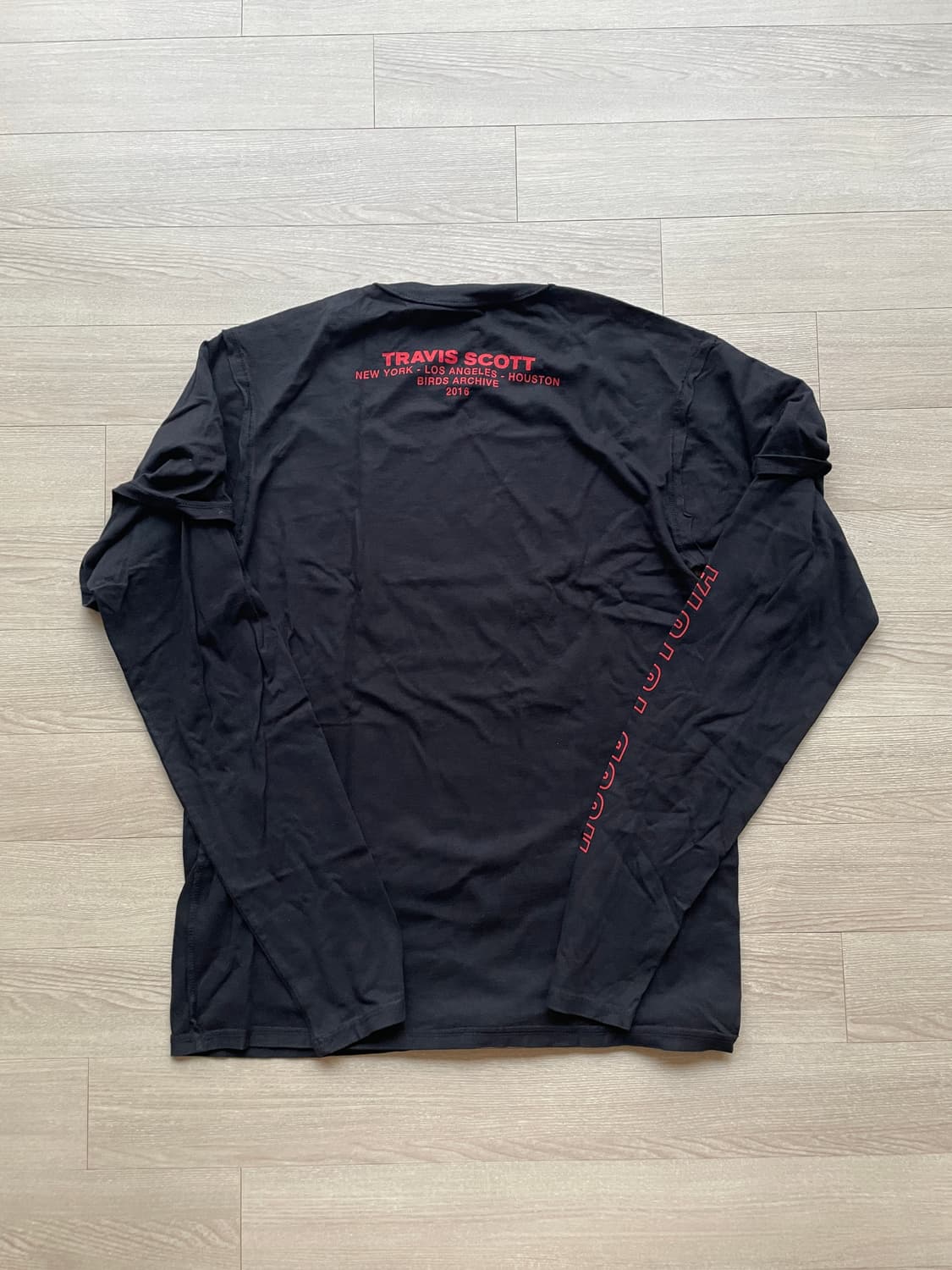 트래비스 스캇  TS BIRDS 롱 슬리브 티셔츠 상품이미지2