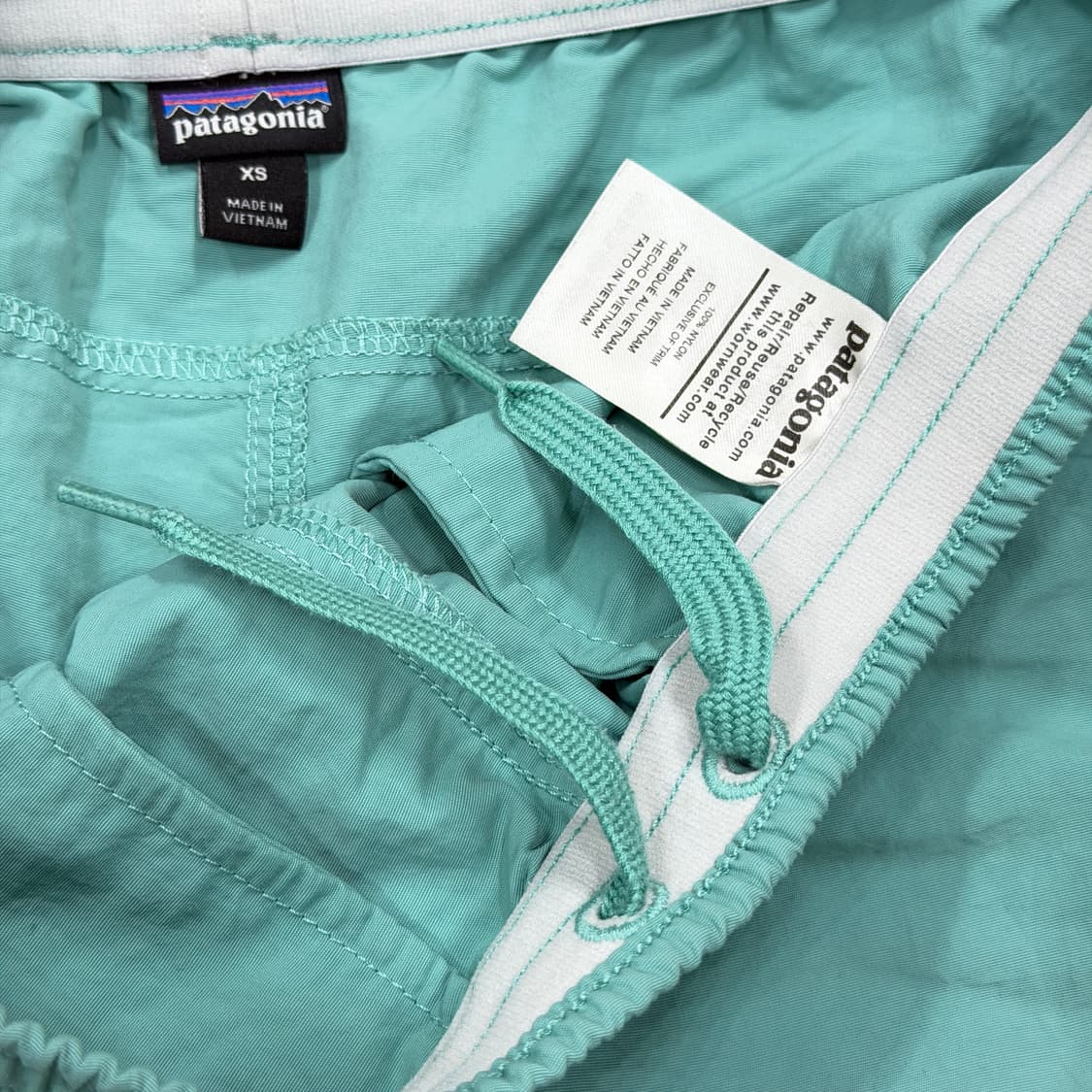 파타고니아 배기스 쇼츠 반바지 민트 XS 상품이미지4