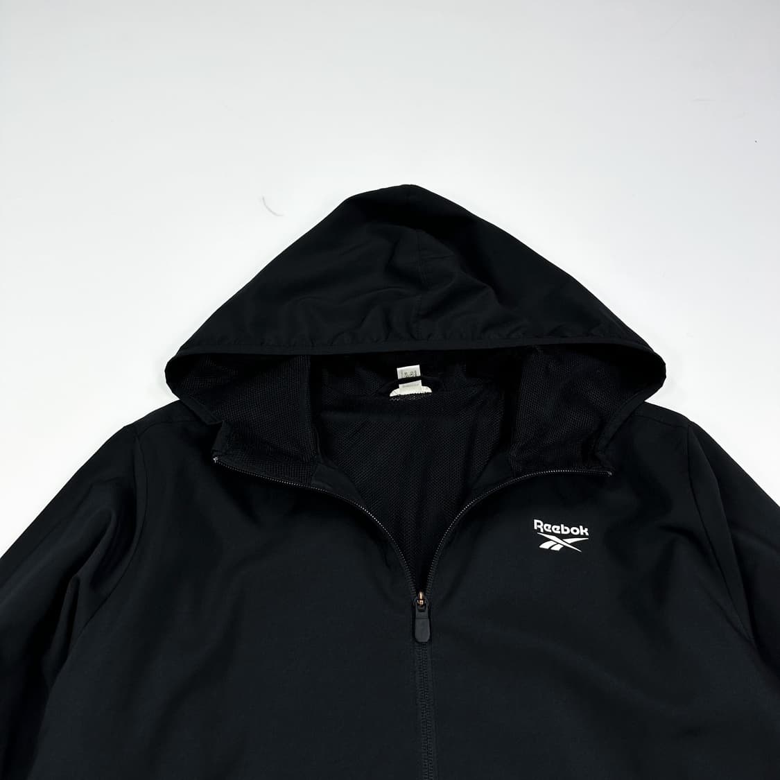 리복 클래식 풀오버 블랙 바람막이 자켓 (L) 상품이미지1