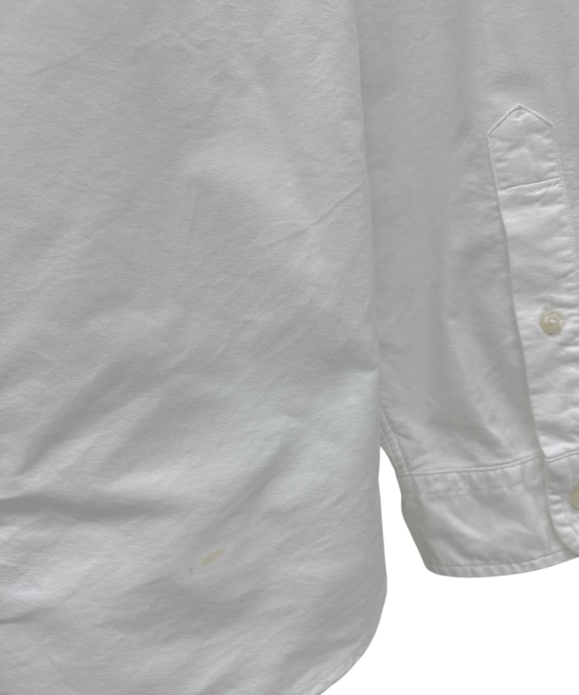 폴로 QR신형 옥스포드 셔츠 화이트 (2XL) 상품이미지9