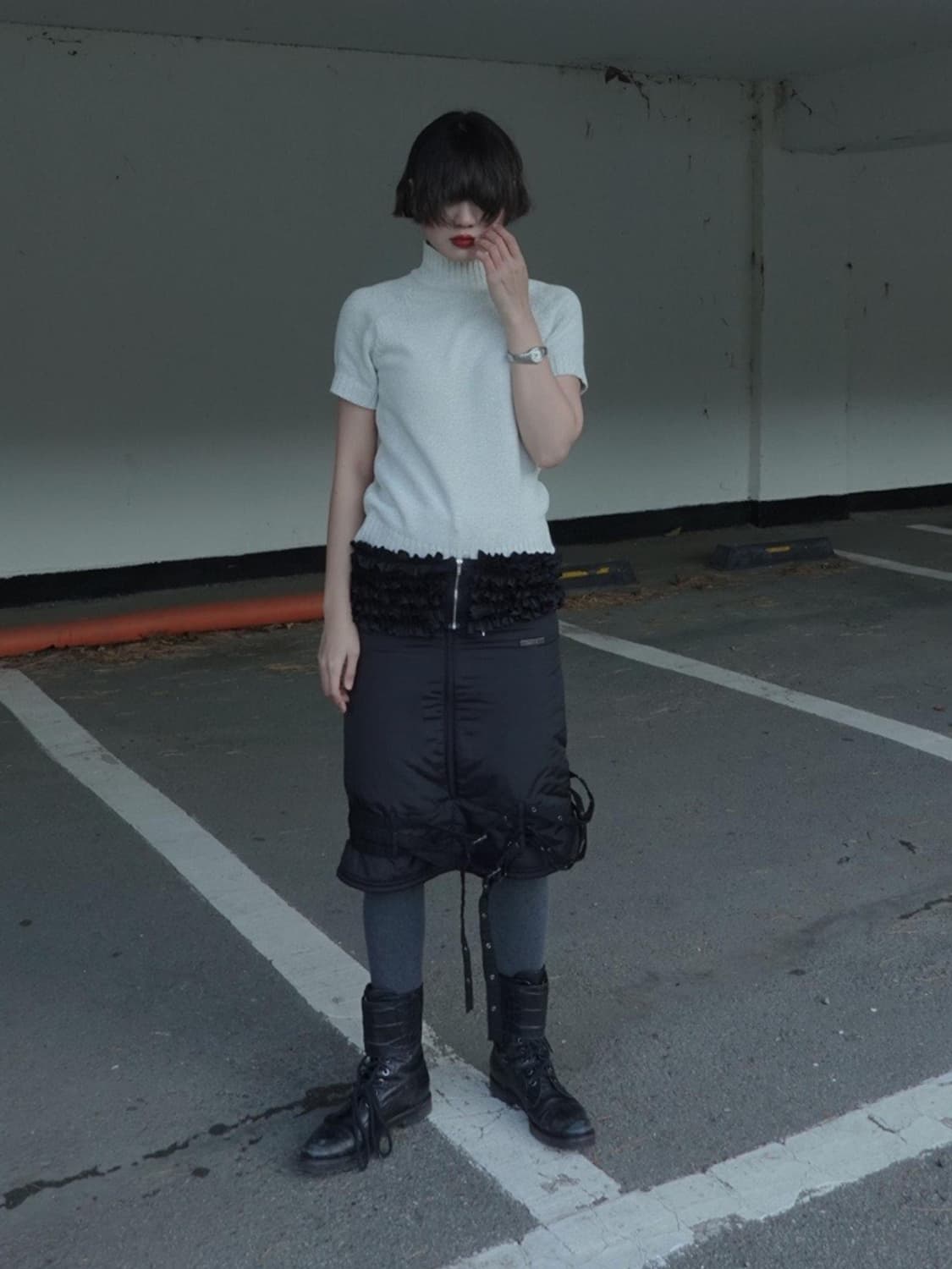 에옹쓰 패디드 스커트 Eonts tirebell padded skirt 상품이미지1