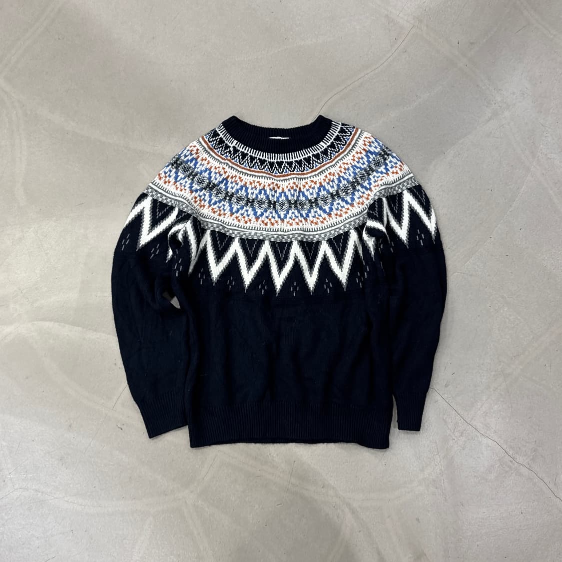 GLOBAL WORK 아가일 패턴 니트 L 상품이미지1