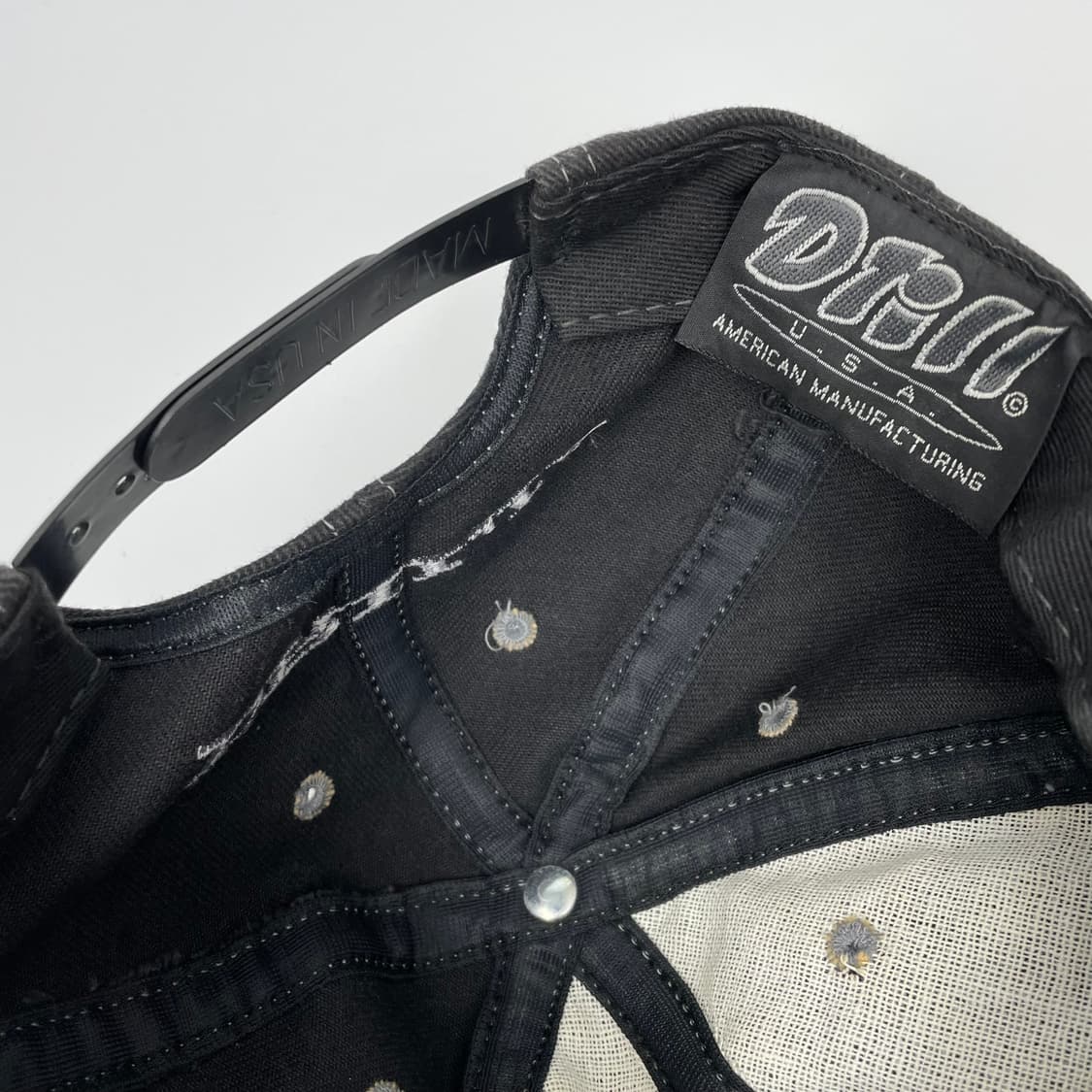90s drill 자수 빈티지 모자 상품이미지6