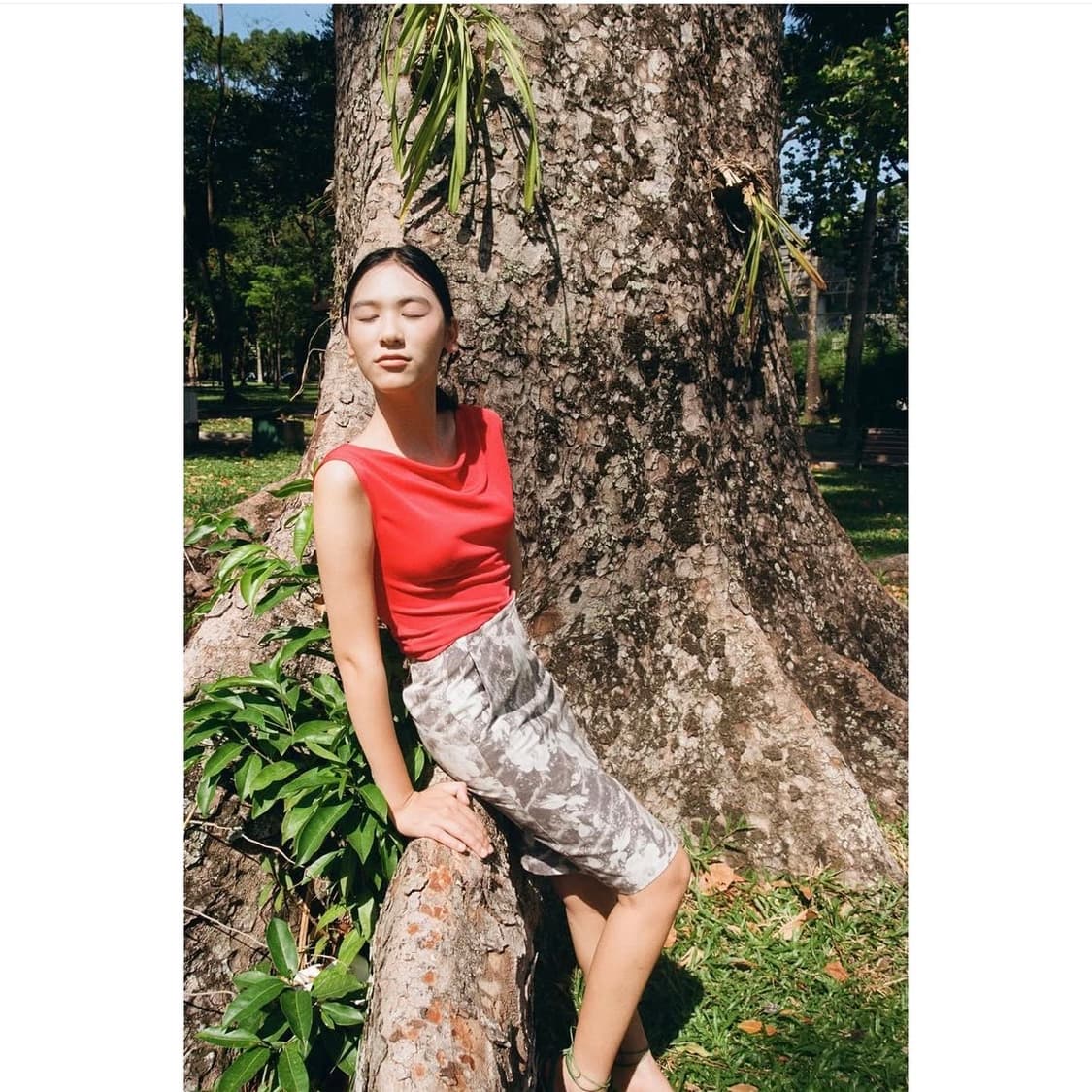 Teak Pear flower skirt  상품이미지6