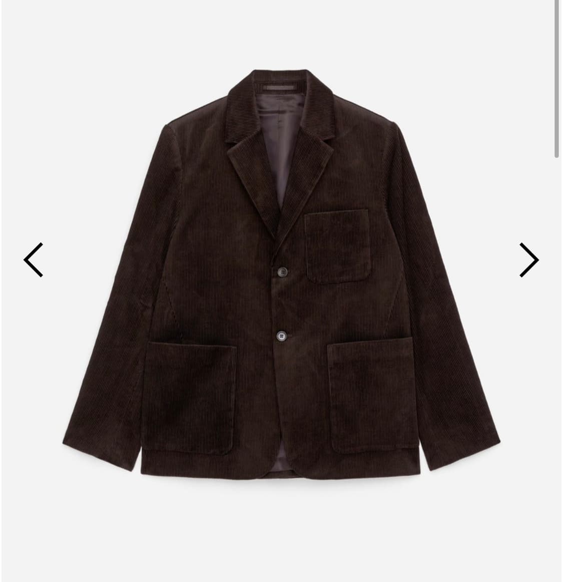 [48] 아르켓 코듀로이 블레이저 브라운 상품이미지1