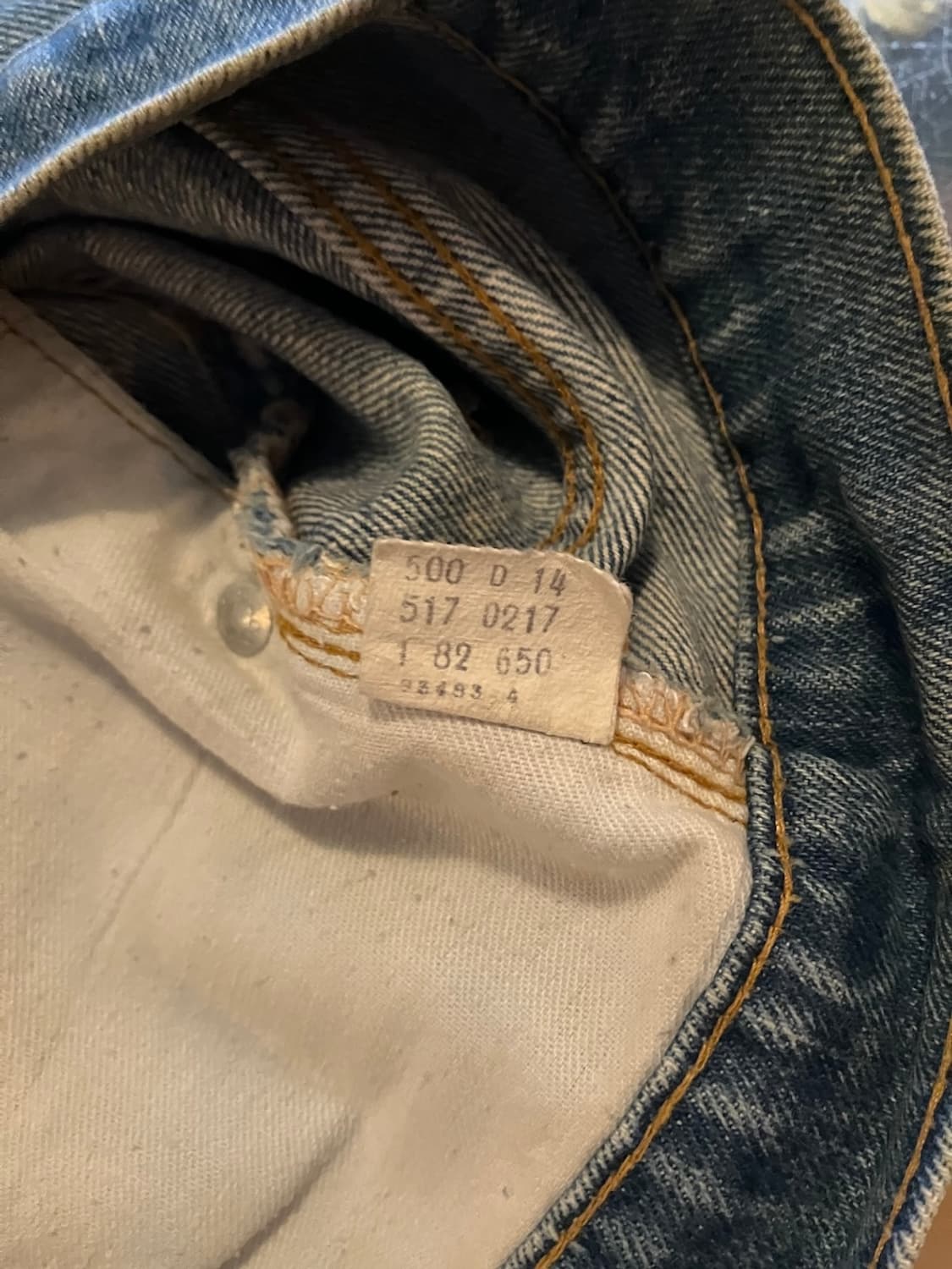 80s USA 빈티지 리바이스 66후기 517 부츠컷 데님 팬츠 상품이미지10