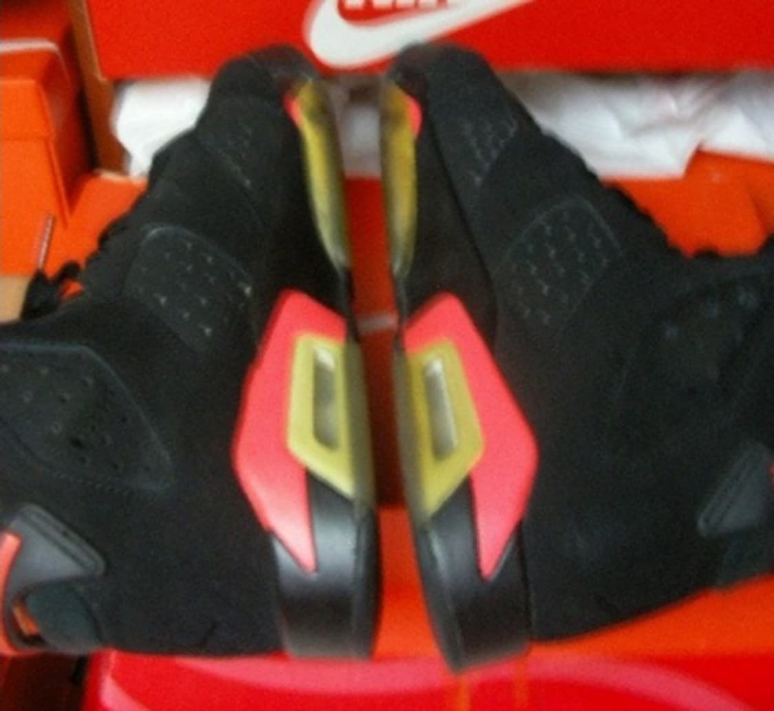 나이키 에어 조던6  블랙 인프라레드 250 상품이미지5