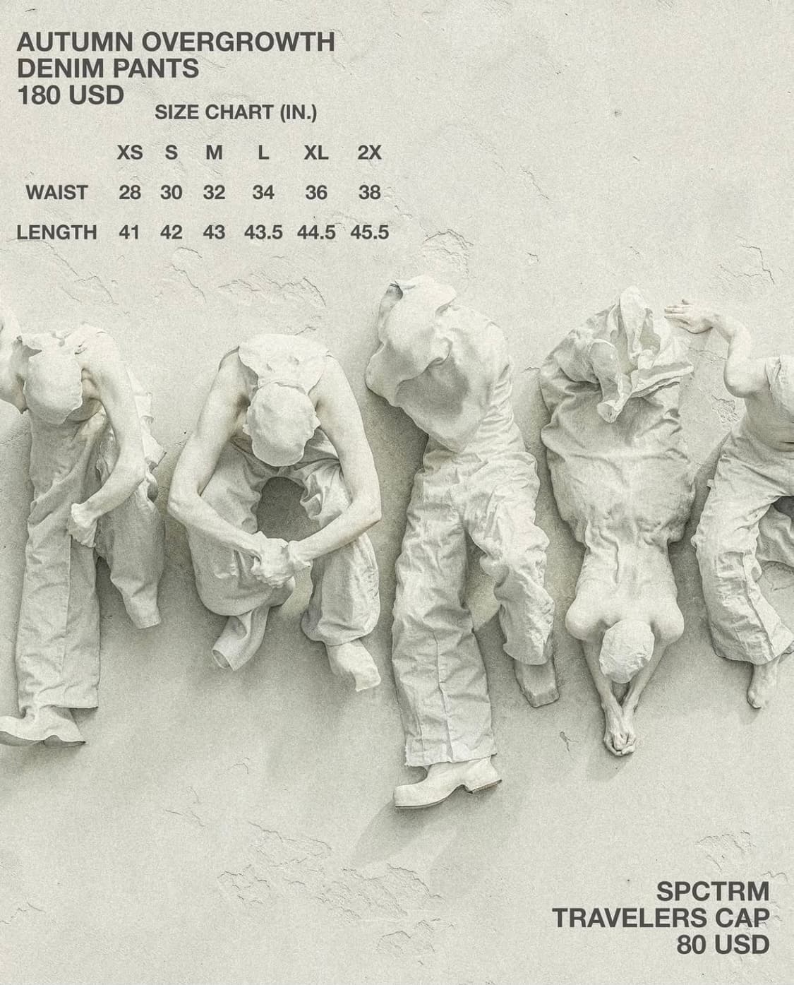 Badson Autumn overgrowth 데님바지 상품이미지3