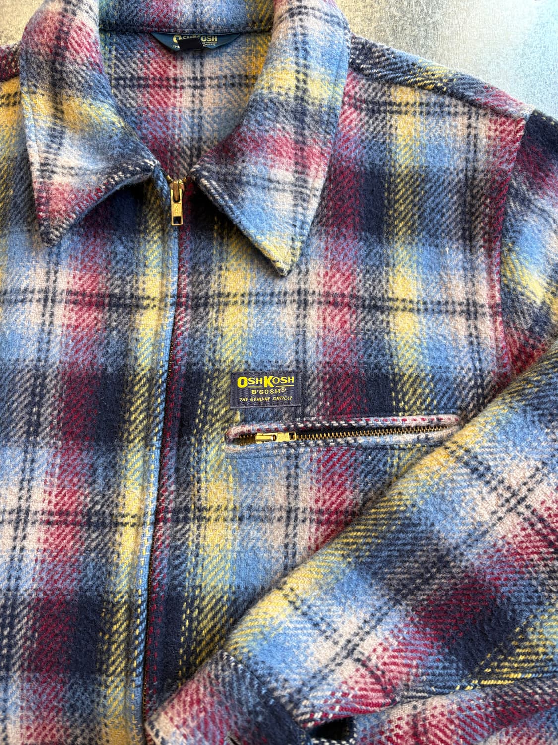 80s OshKosh 울 워크 자켓 상품이미지3