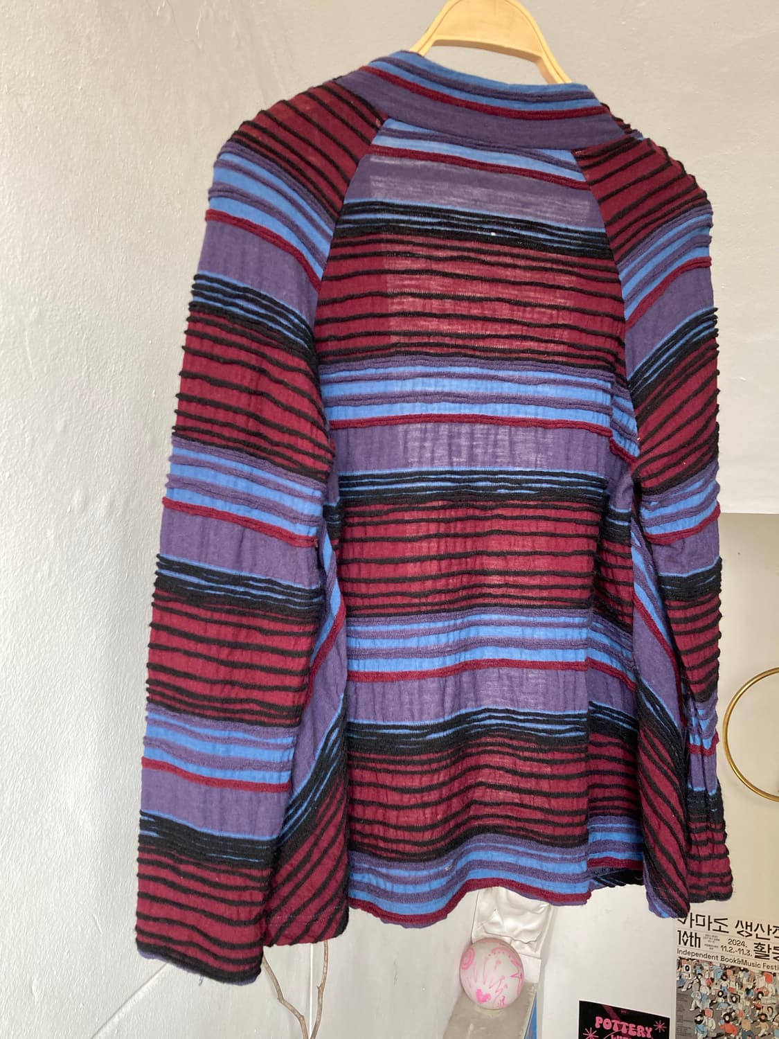 케이블 코튼 러플 울 숏자켓  상품이미지6