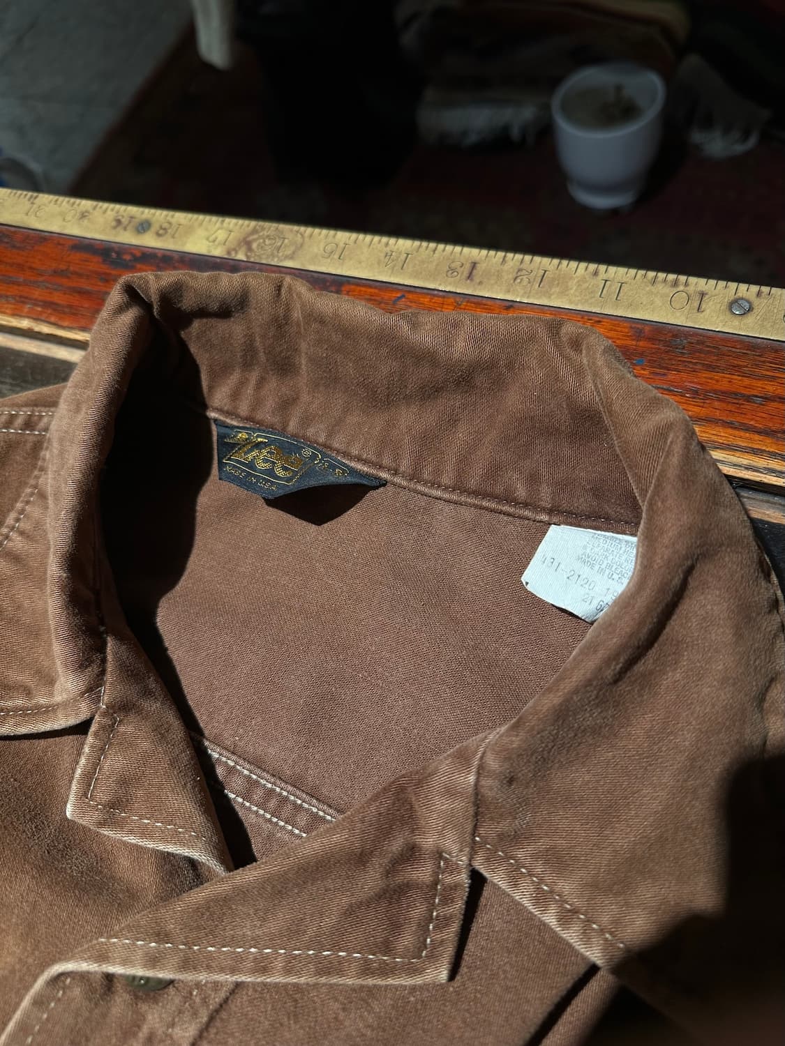 70s USA LEE Moleskin Western Jacket 상품이미지5
