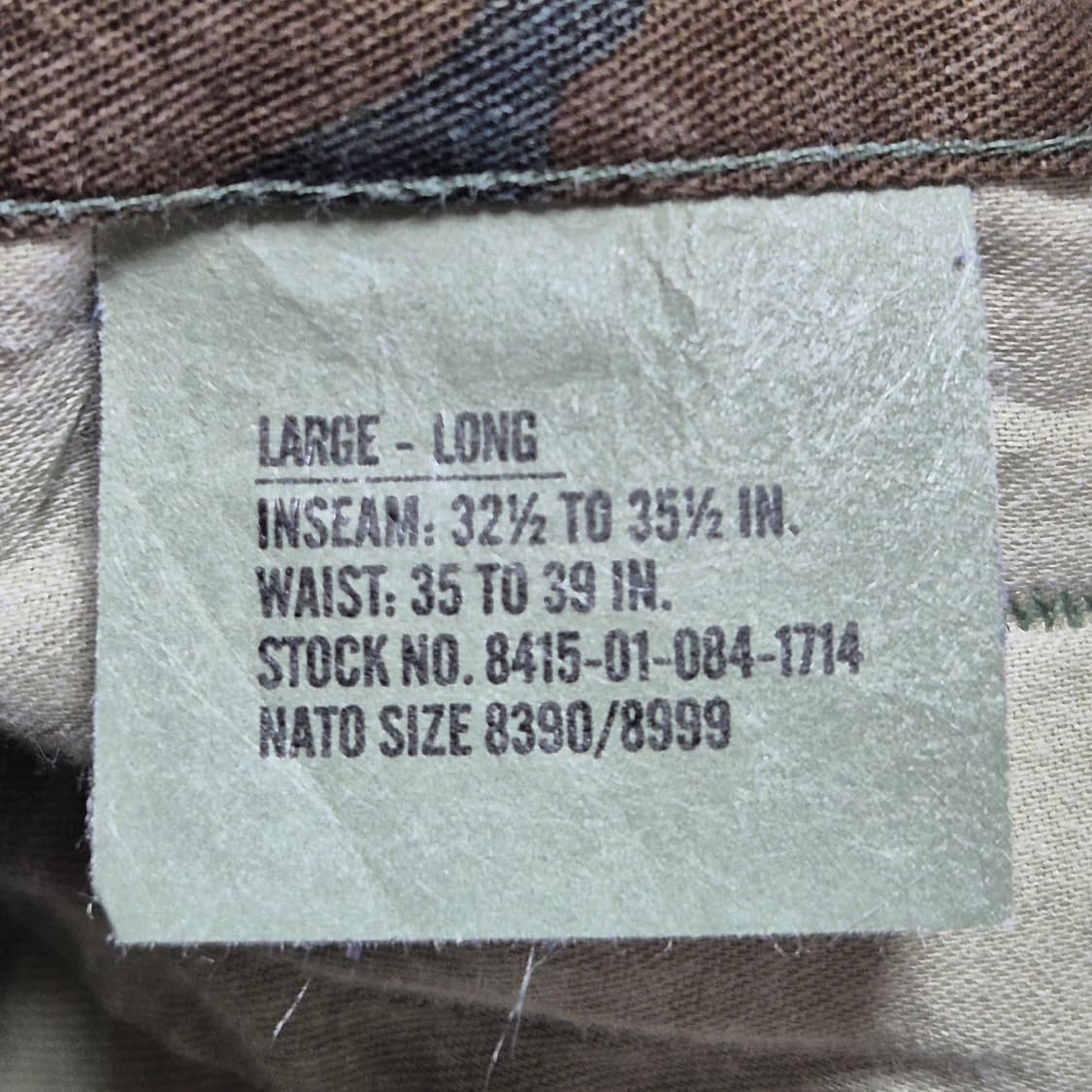 [L]미군 우드랜드 BDU  -491 상품이미지4