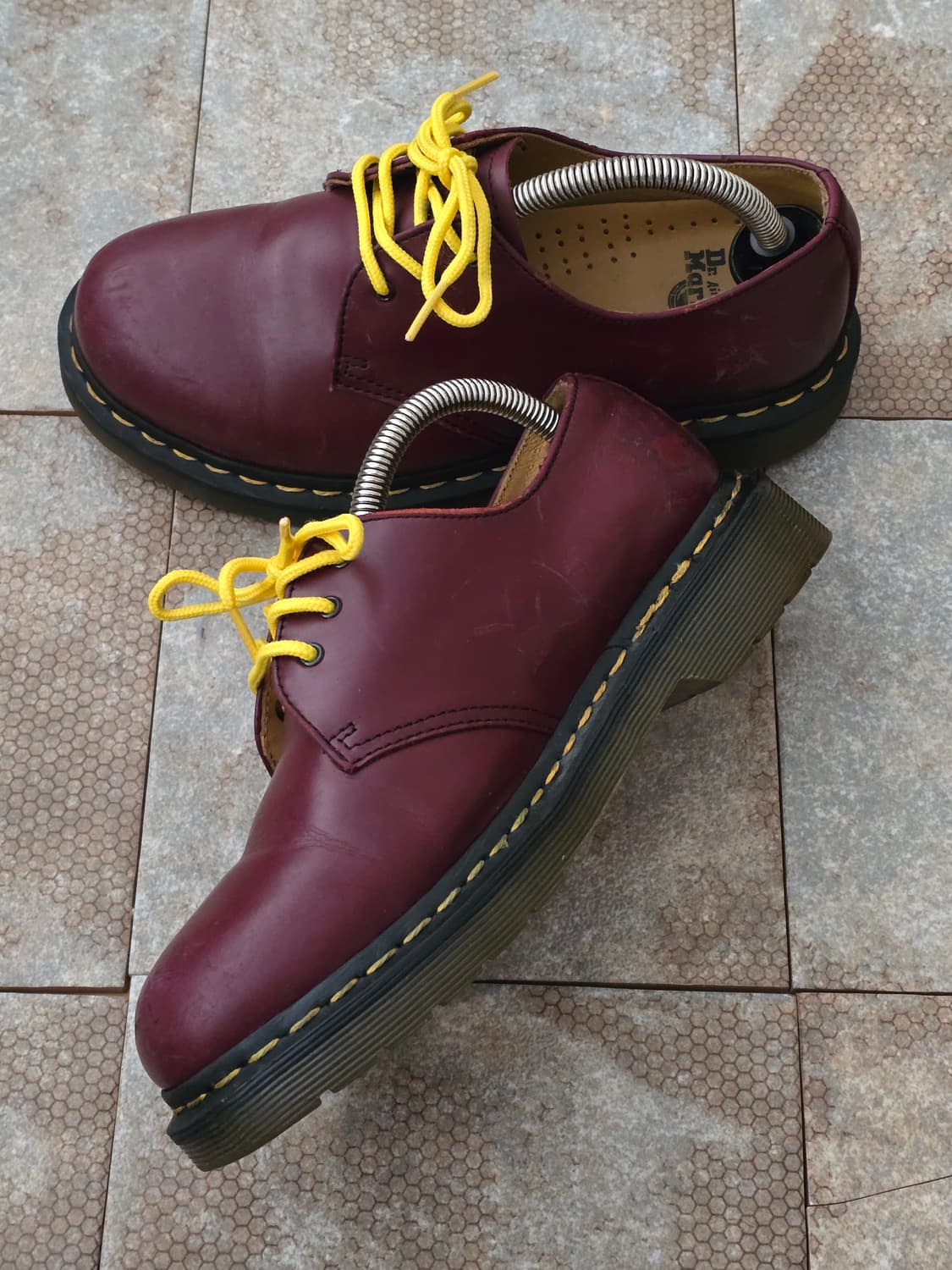 (230)닥터마틴 1461 pw 3홀 체리레드 구두 상품이미지6