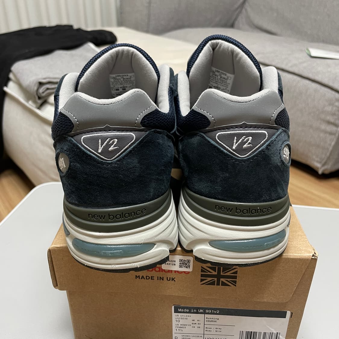 뉴발란스 991v2 네이비 280 상품이미지3