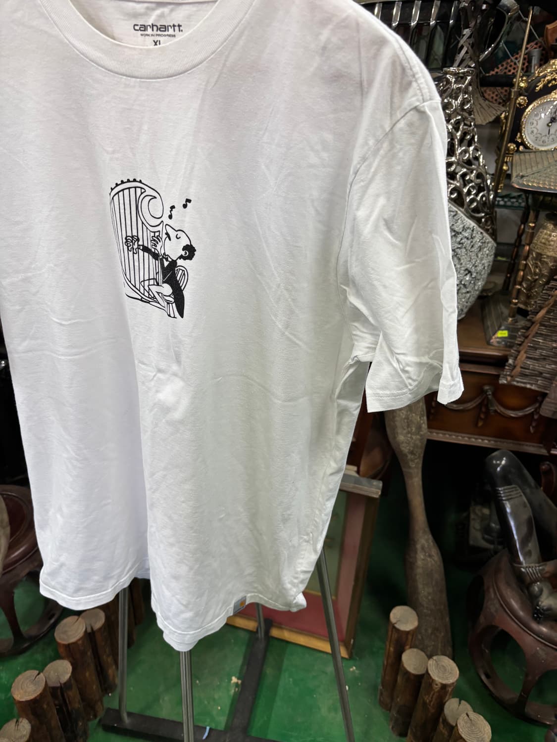 칼하트 WIP(Carhartt WIP)하프 그래픽 반팔 티셔츠 상품이미지3