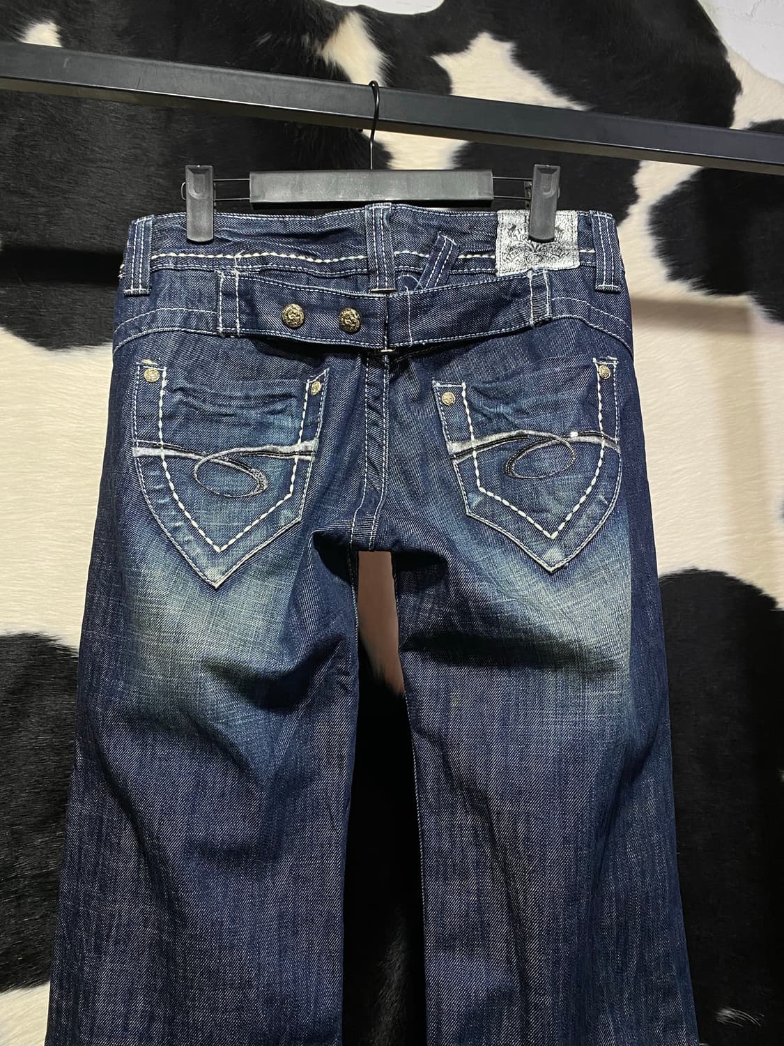 Redpepper 신치백 디테일 워싱 부츠컷 데님 상품이미지7