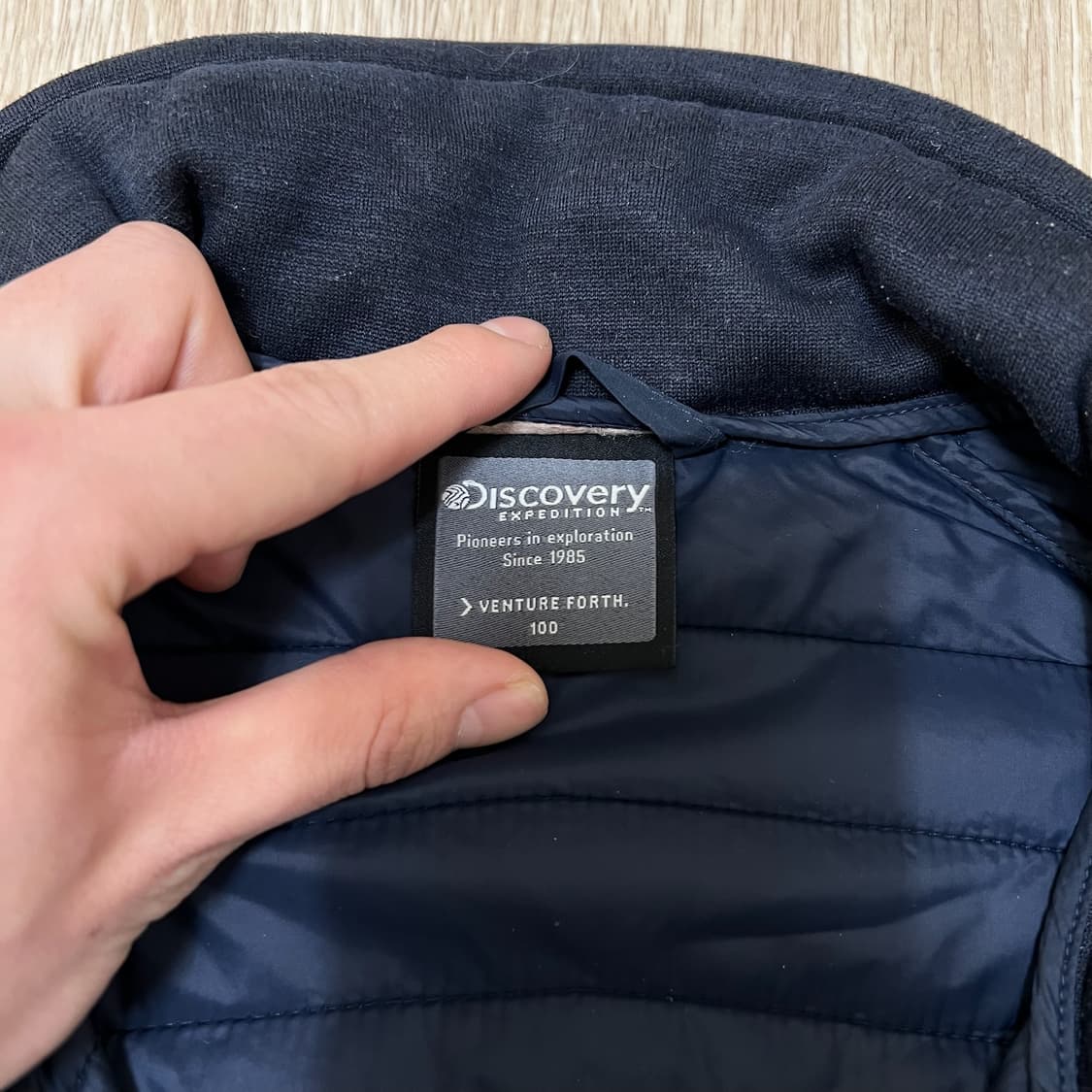 디스커버리 남성 라이트 다운 경량패딩 L/100  상품이미지4