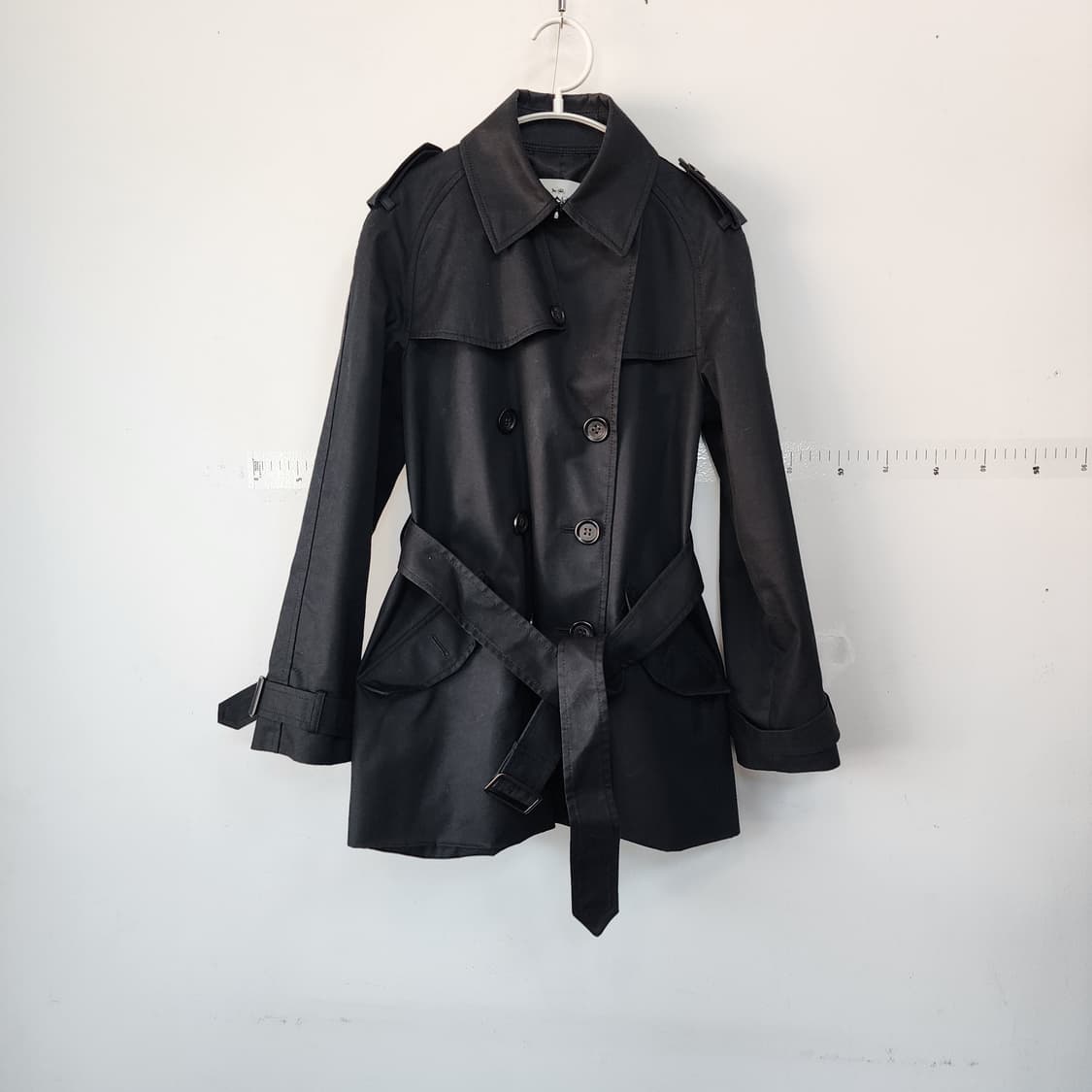 코치 블랙 트렌치코트 상품이미지2