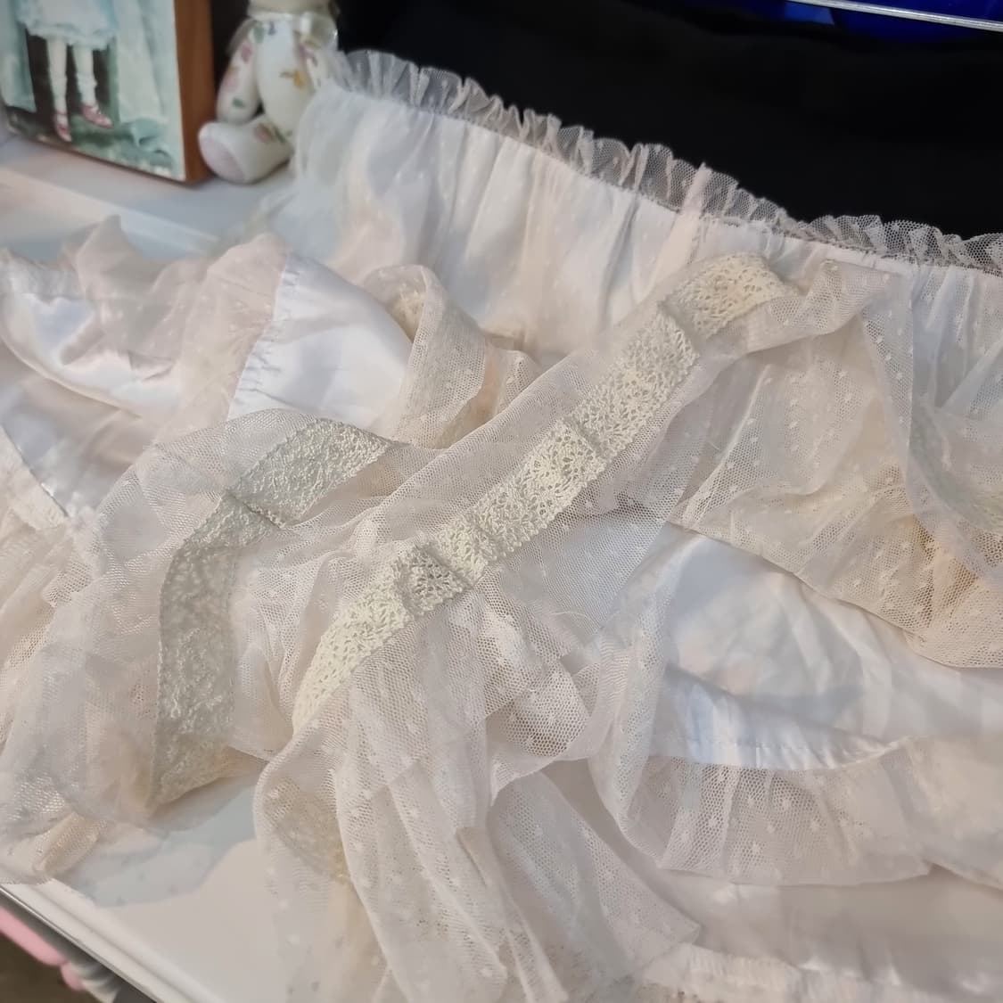 레이스 튤 큐롯팬츠 상품이미지5