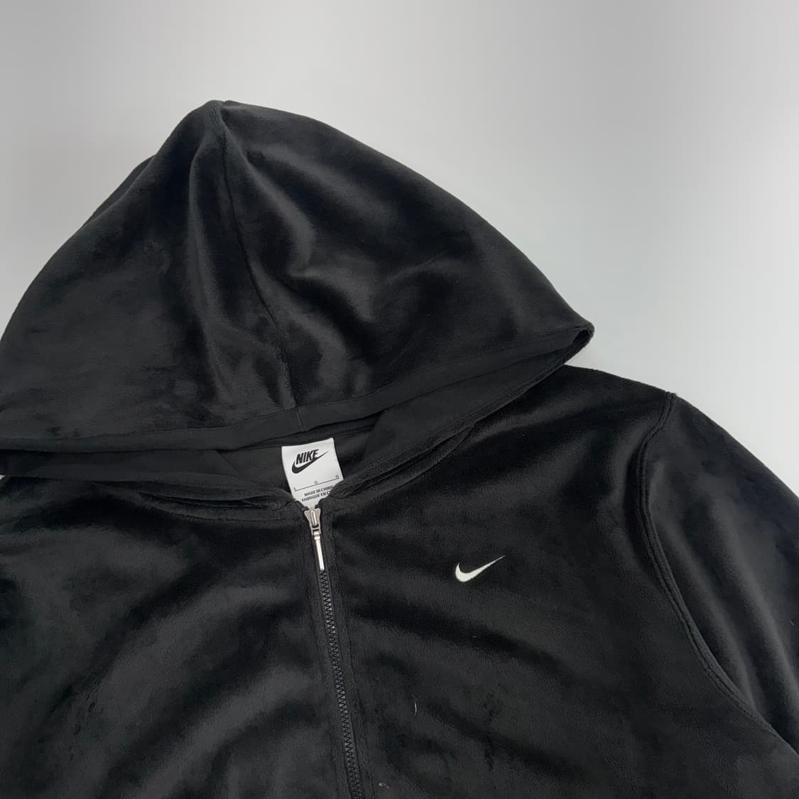 Nike 나이키 블랙 벨벳 후드집업  상품이미지4
