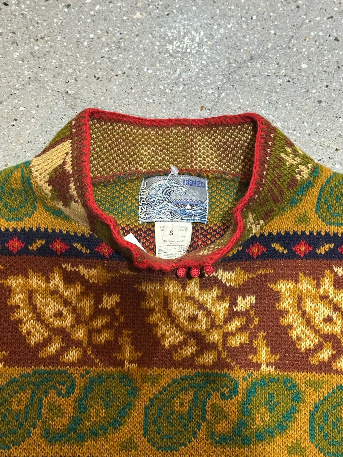 KENZO 겐조 오리엔탈 에스닉니트 상품이미지5