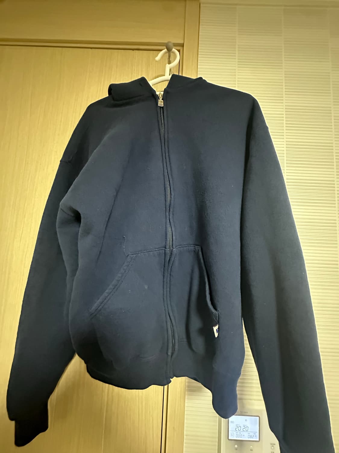 90s 러셀 후드집업 네이비 상품이미지2