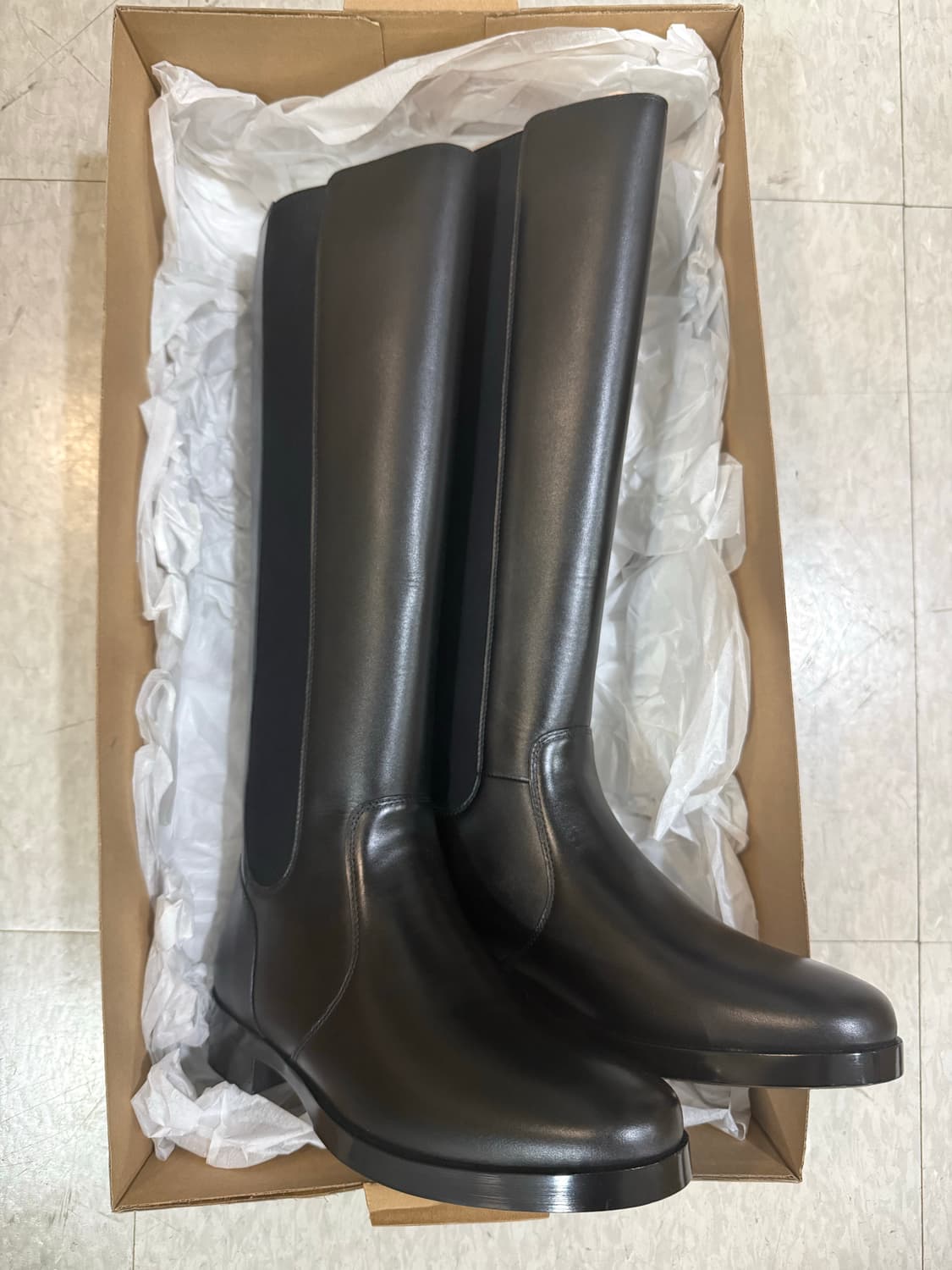쿠에른/cueren/PRAGUE 10 KNEE HIGH BOOTS/검정롱 상품이미지2