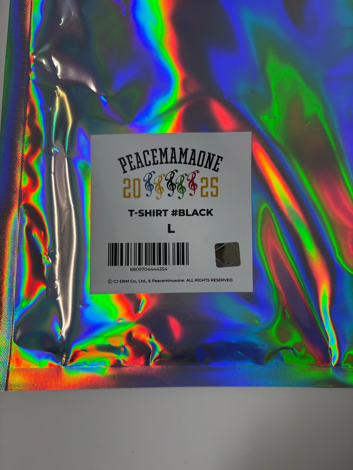 [L] 피스마이너스원 마마 티셔츠 화이트 상품이미지2