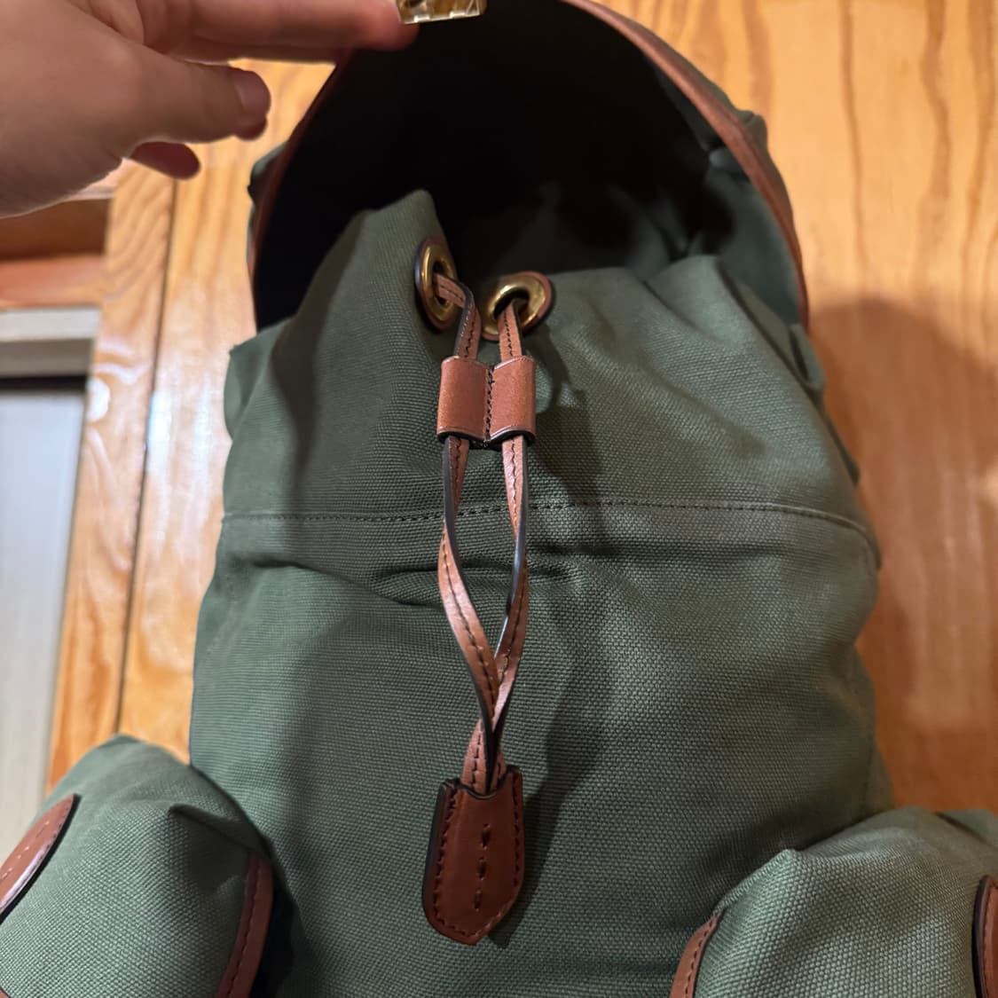 랄프로렌 퍼플라벨 캔버스 백팩 판매(가방) 합니다. 상품이미지6