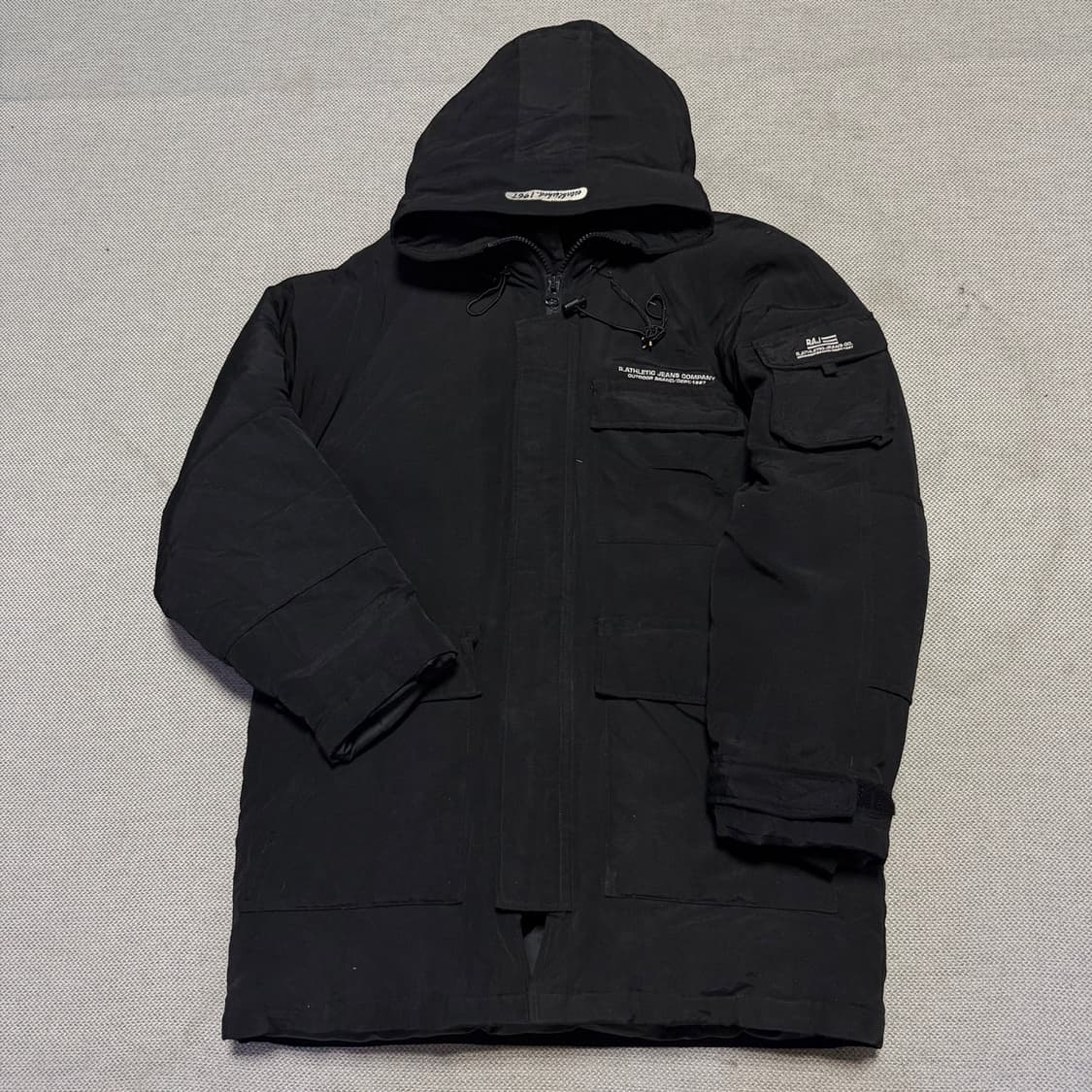 빈티지 R.ATHLETIC 후드 패딩 자켓 상품이미지1