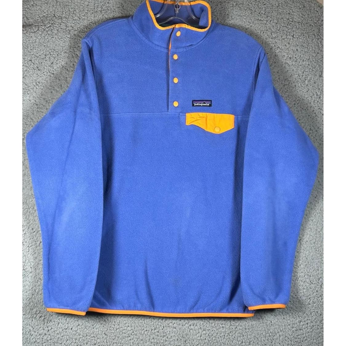 파타고니아 신칠라 스냅-T 블루/옐로우 상품이미지1