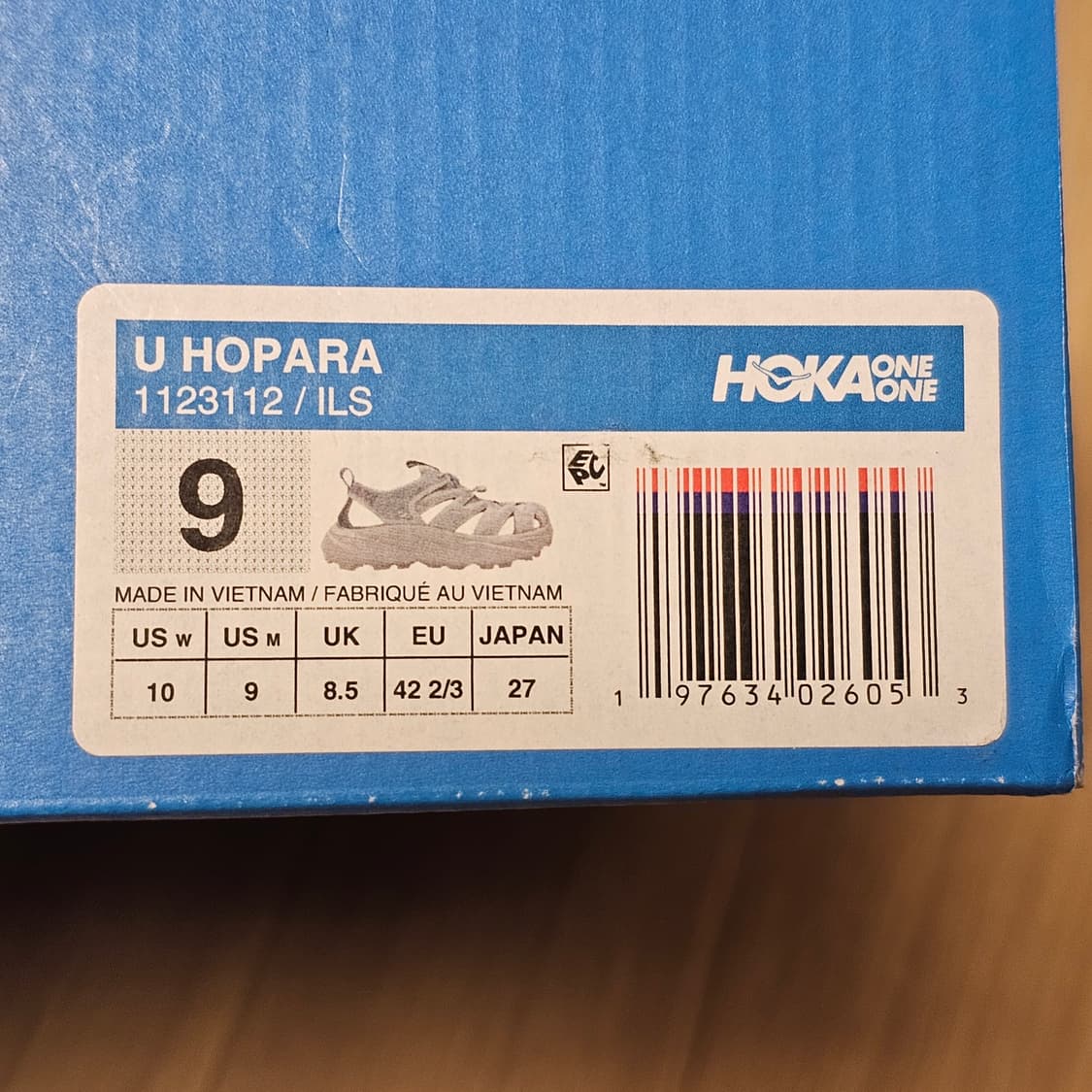 270 새제품) 호카 호파라 일루젼 스카이블루 1123112-ILS 상품이미지6