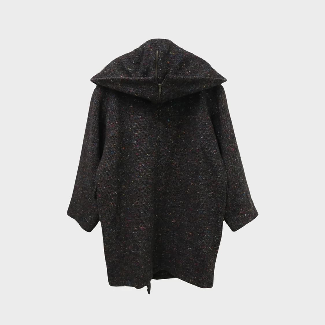 알레그리 후드 케이프 트위드 울혼방 코트 61453 상품이미지2