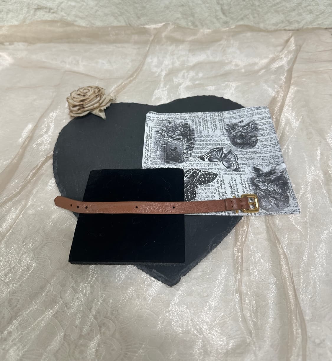 빈티지 가죽 팔찌 상품이미지2