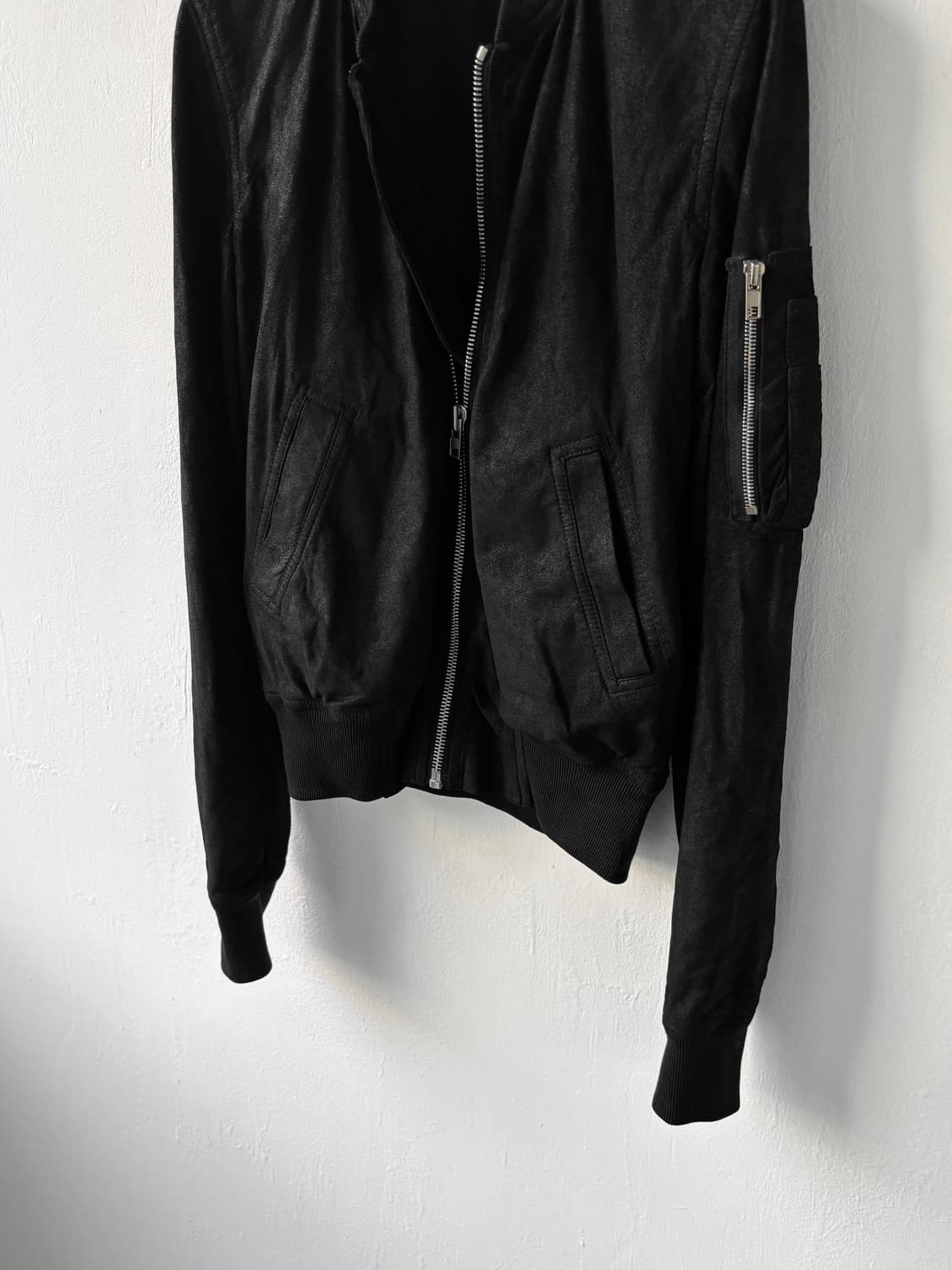 릭오웬스 램스킨 스웨이드 블루종 상품이미지5