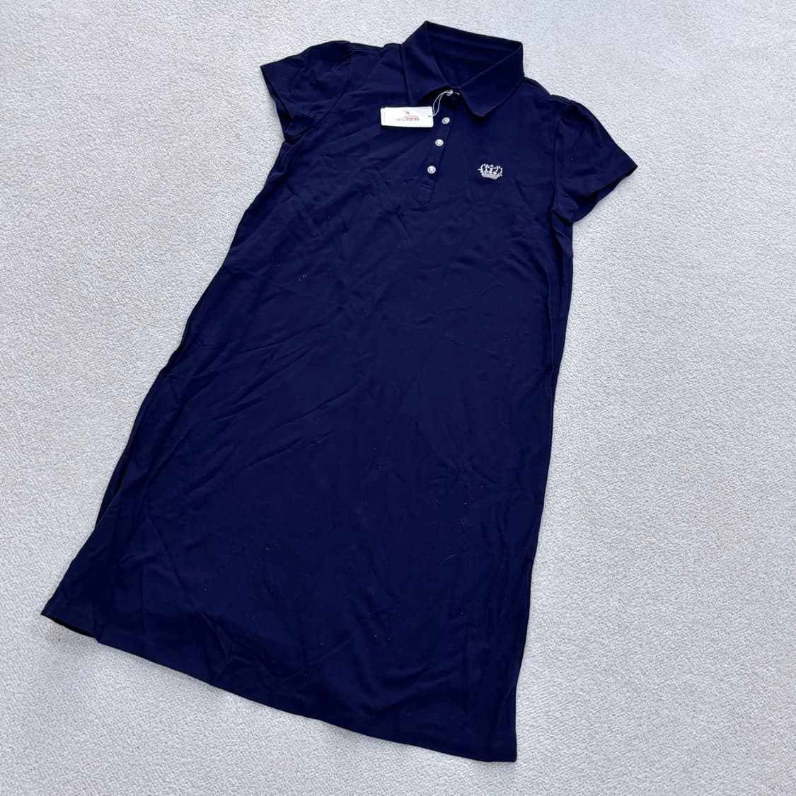 M 새상품 마더피아 네이비 카라 원피스 0401E 상품이미지1