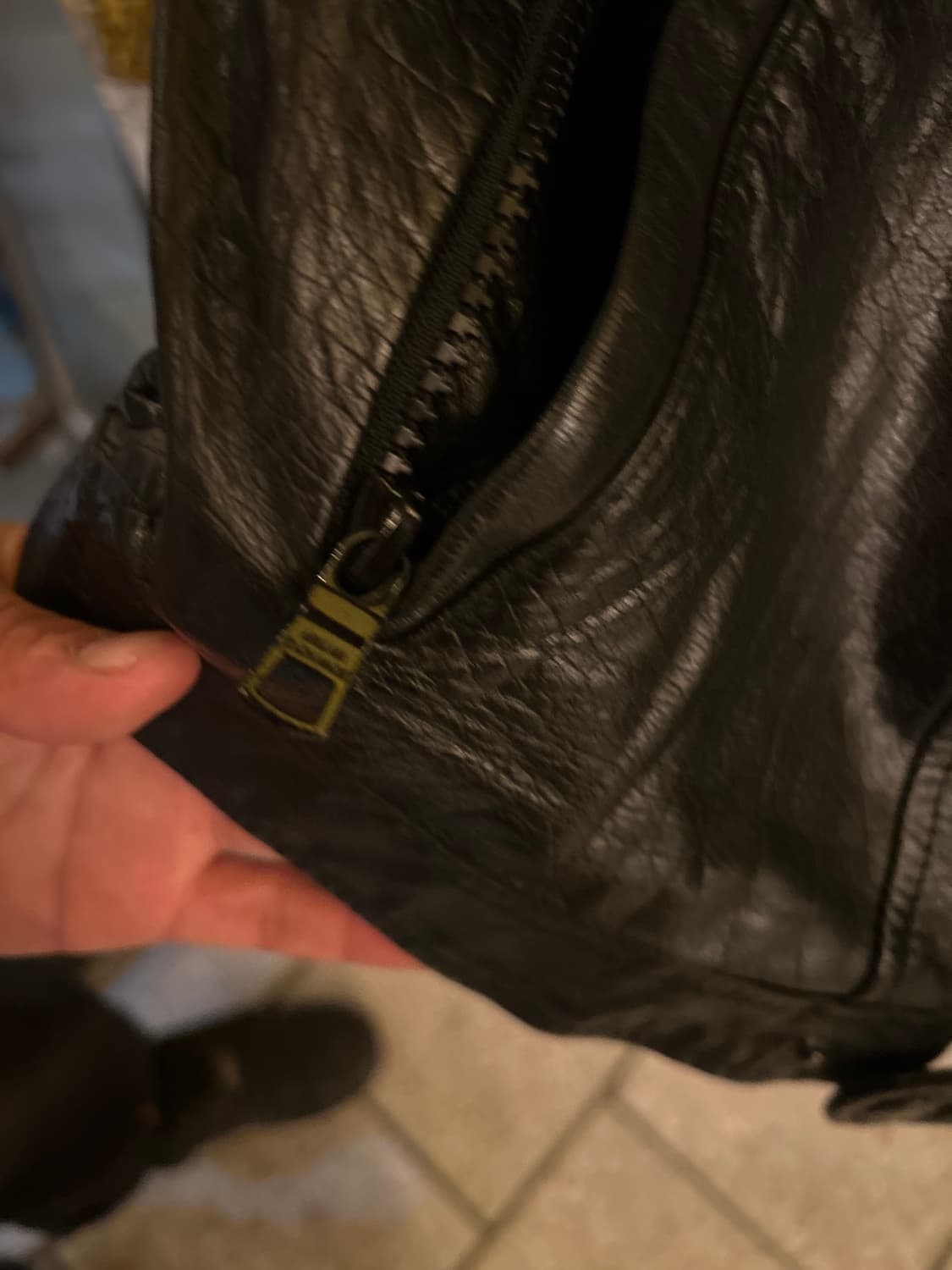 알마니 가죽자켓 상품이미지4