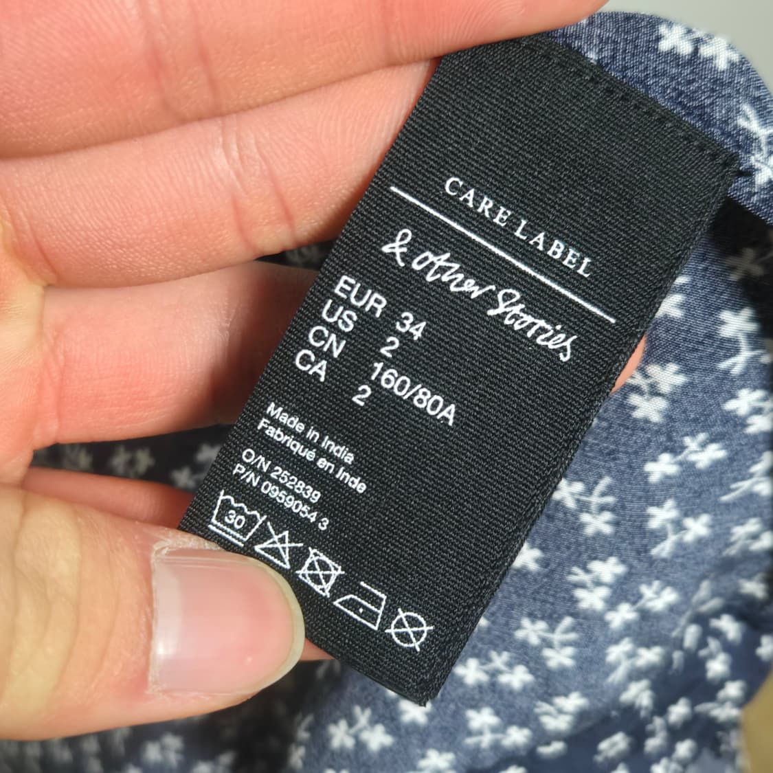 앤아더스토리즈 빅 카라 패턴 원피스 / 여성 원피스/ 여자 원피스  상품이미지3